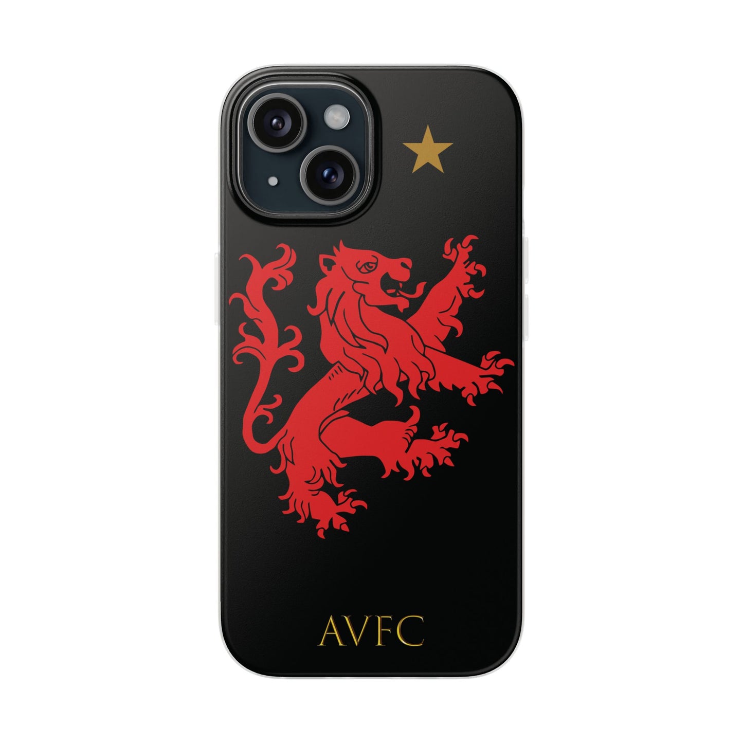 Aston Villa 150th Anniversary iPhone Flexi Case - Black