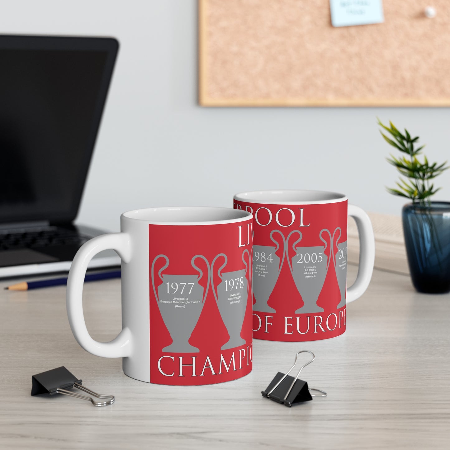 Liverpool Champions of Europe Mug - Red