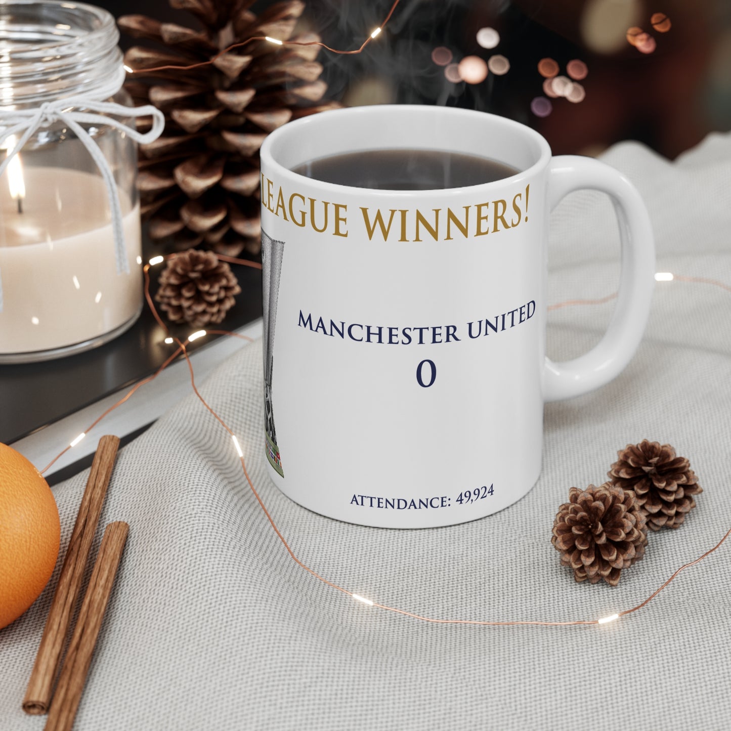 Tottenham Hotspur Europa League Winners Mug - White