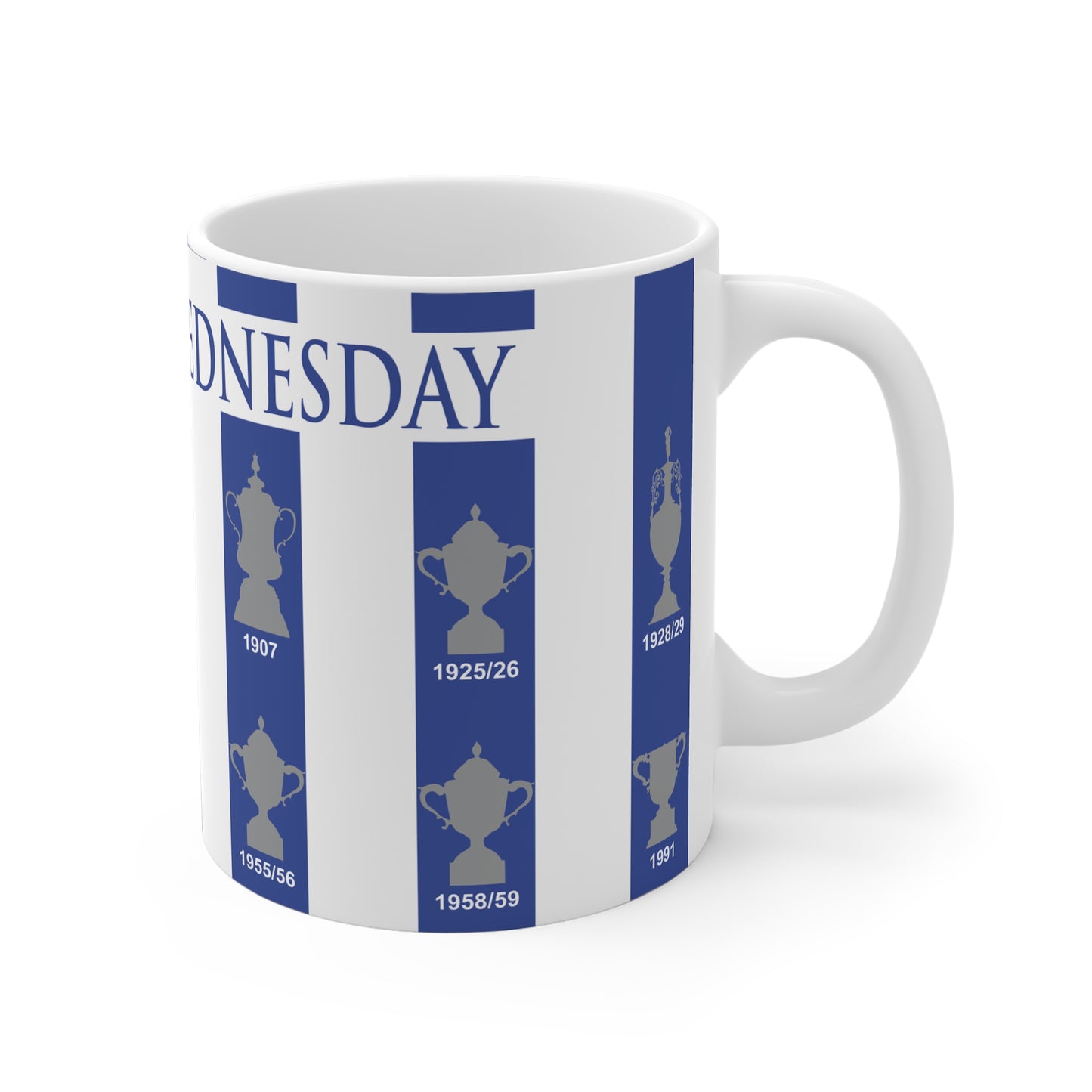 Sheffield Wednesday Trophies Collection Mug - Blue Text Header