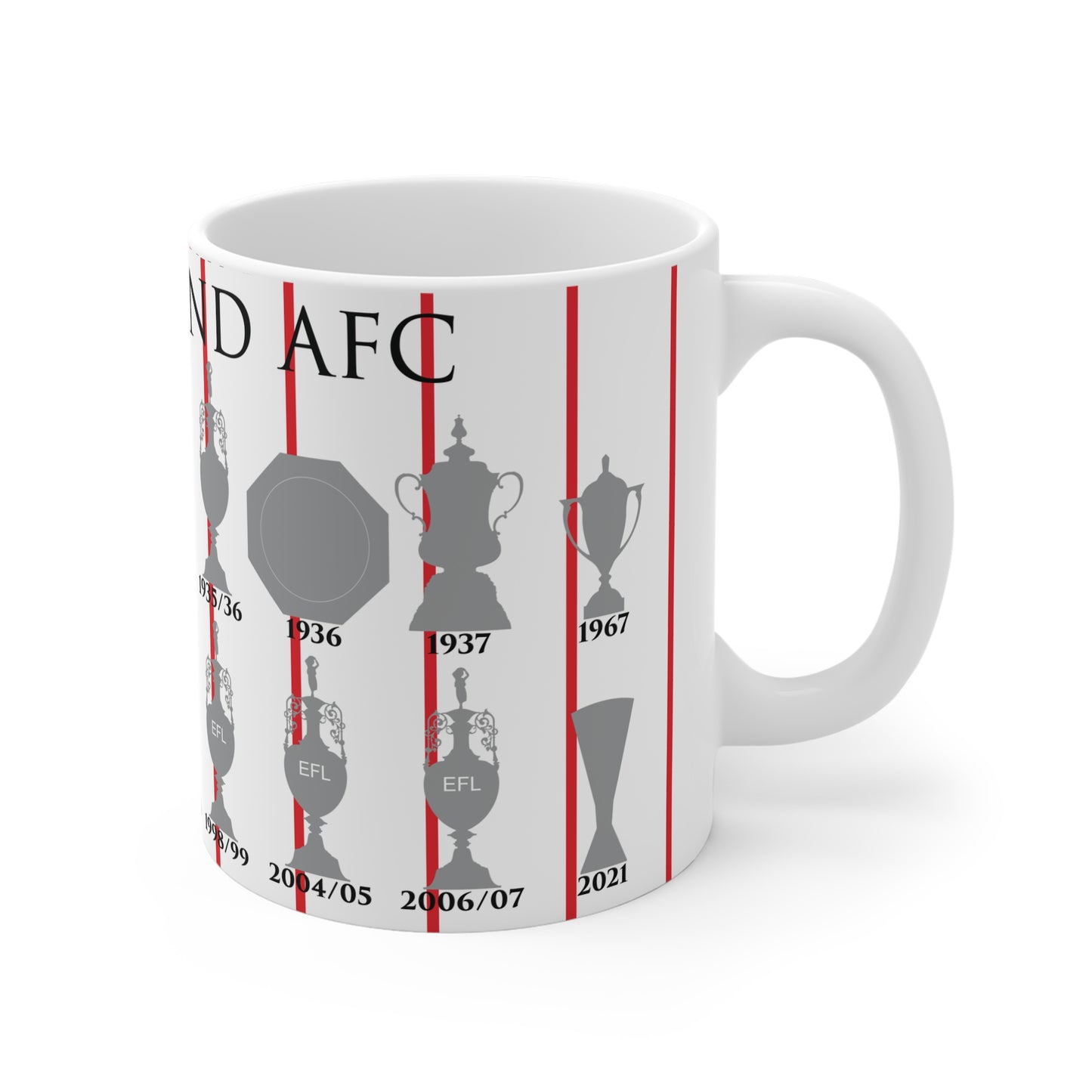 Sunderland Trophies Collection Mug - White