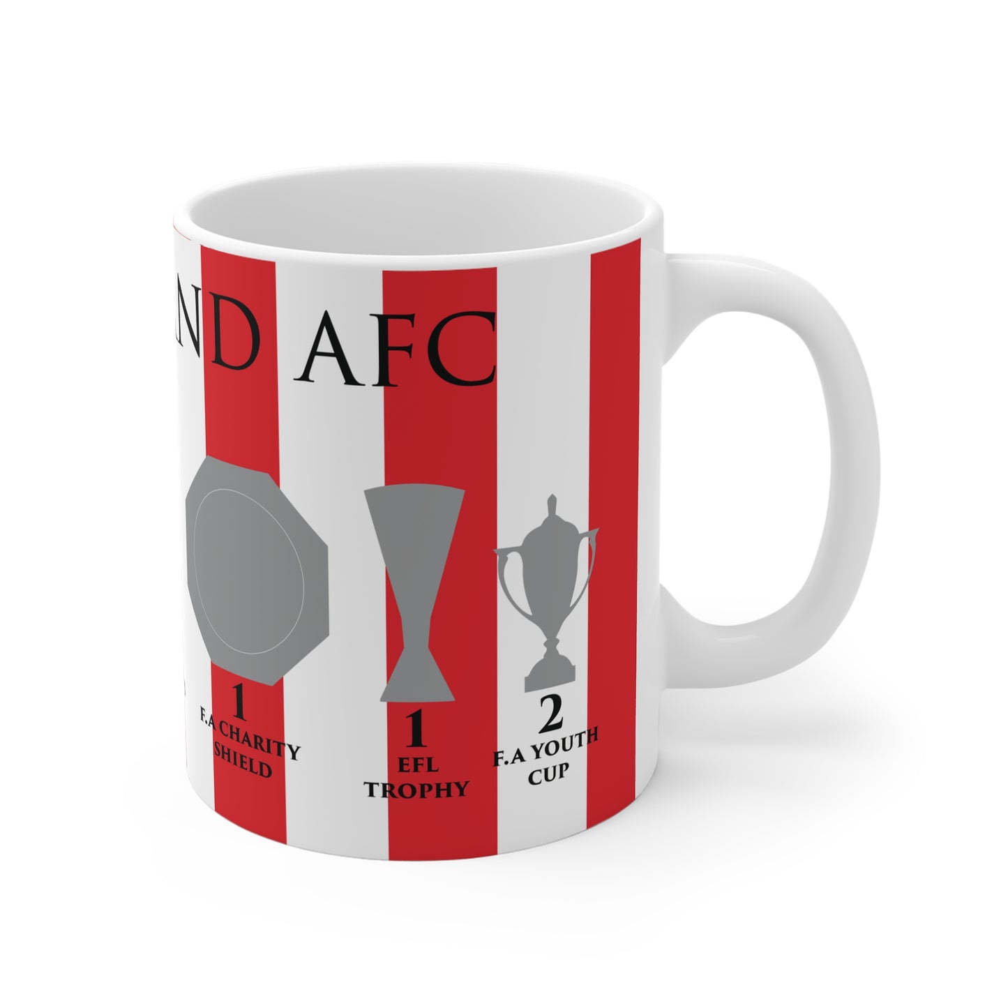 Sunderland Trophies Mug - Stripes