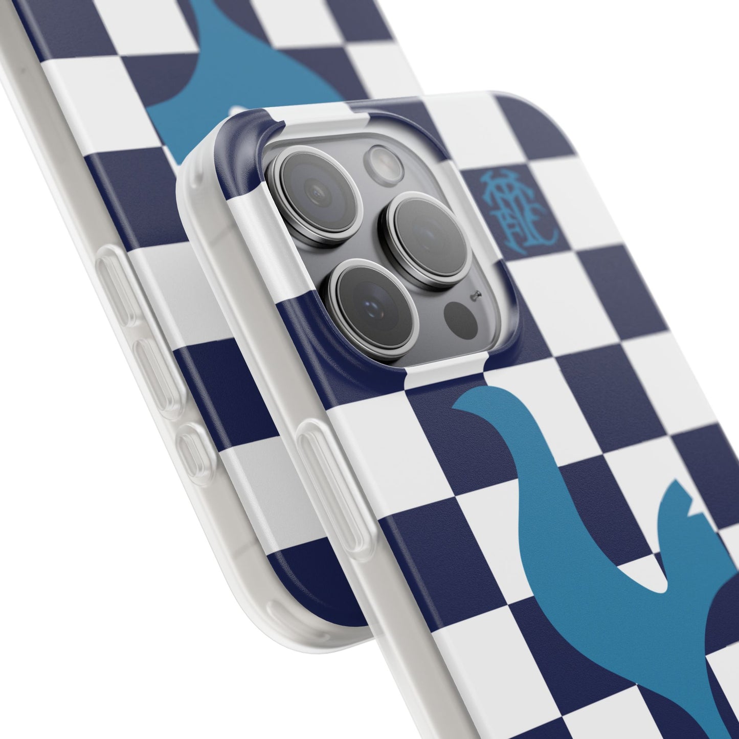 Tottenham Hotspur Chequered iPhone Flexi Case - iPhone 16, 15, 14, Plus/Pro/Pro Max