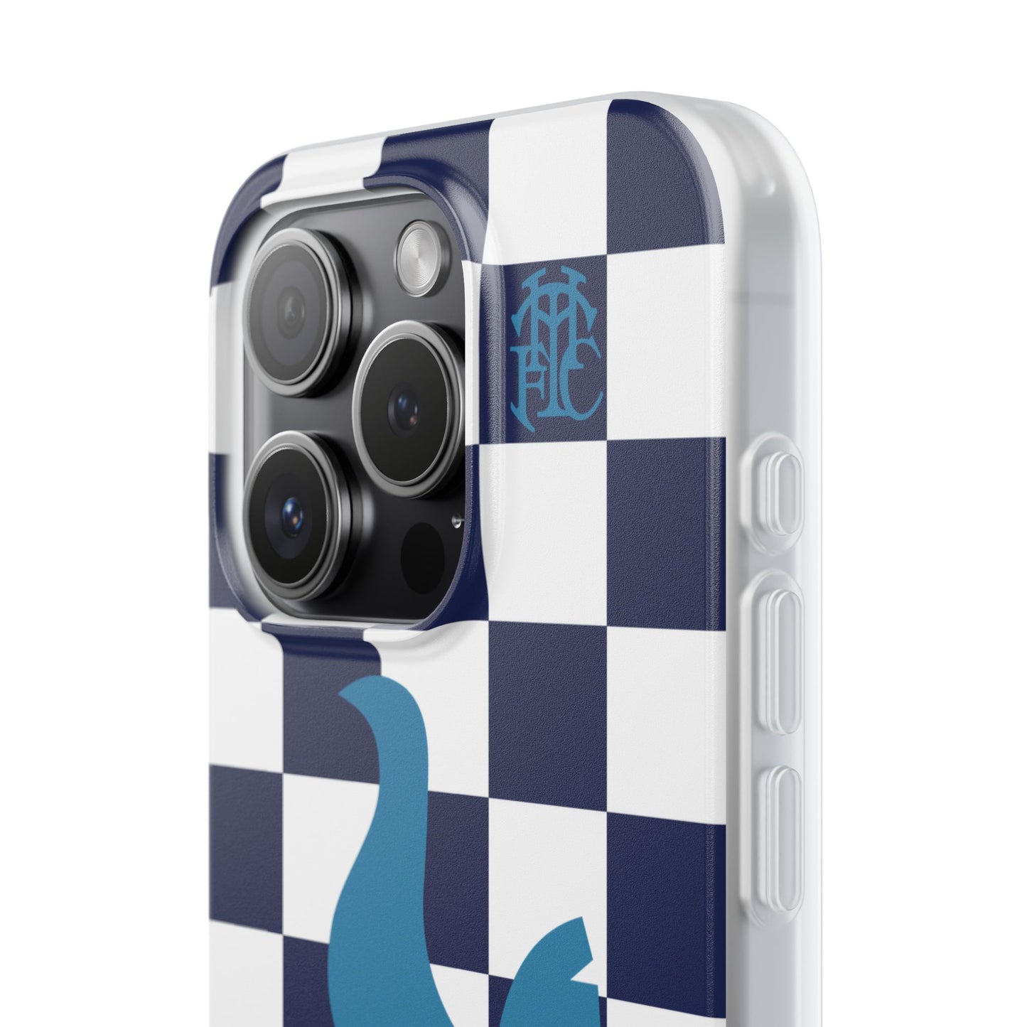 Tottenham Hotspur Chequered iPhone Flexi Case - iPhone 16, 15, 14, Plus/Pro/Pro Max