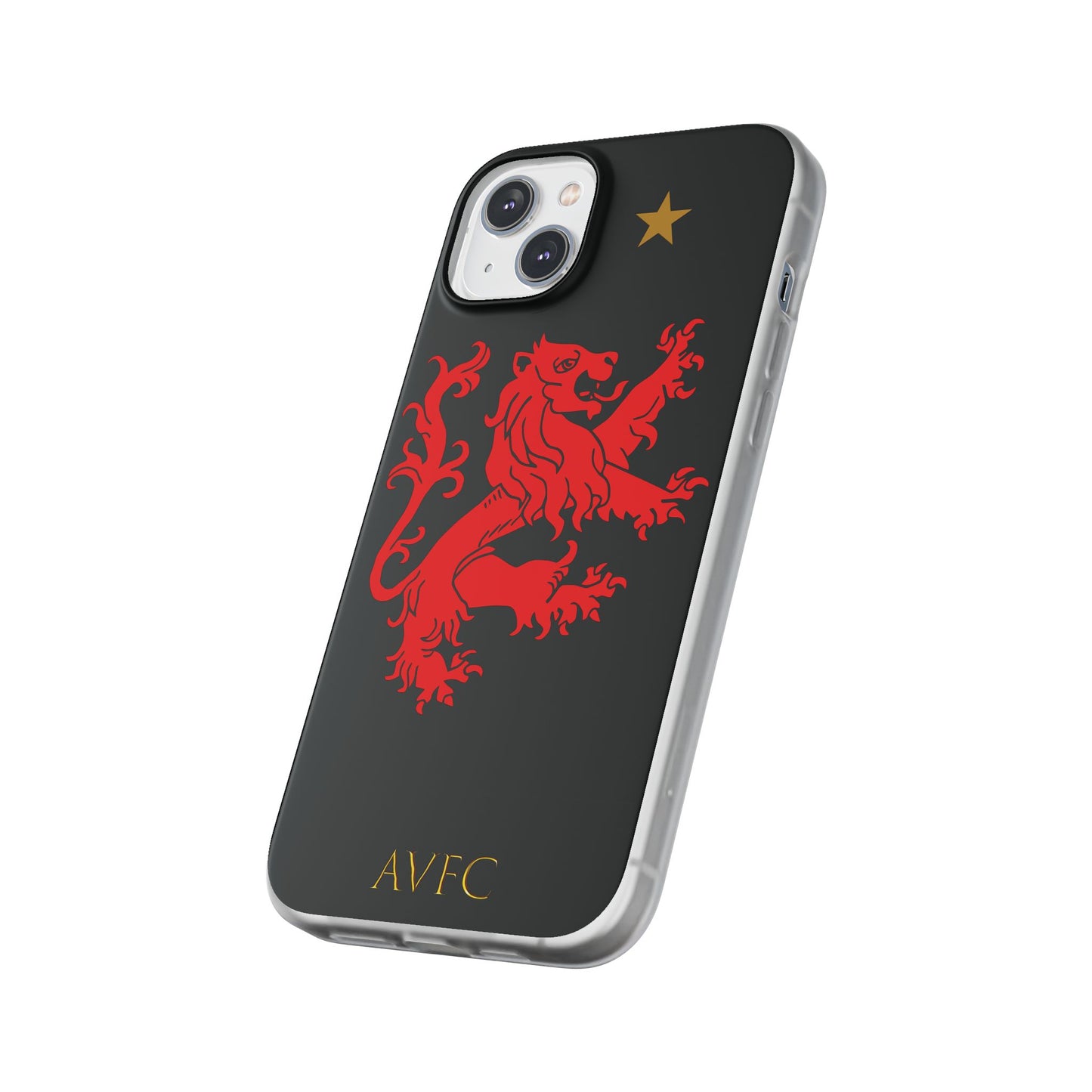 Aston Villa 150th Anniversary iPhone Flexi Case - Black