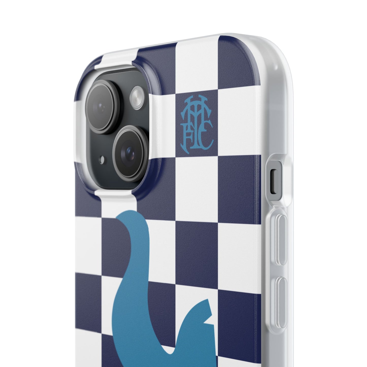 Tottenham Hotspur Chequered iPhone Flexi Case - iPhone 16, 15, 14, Plus/Pro/Pro Max