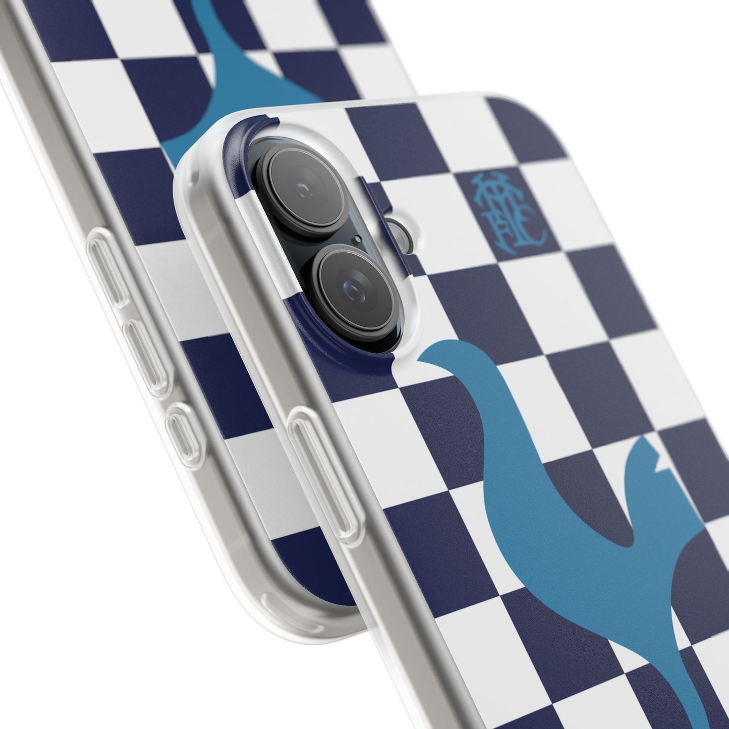 Tottenham Hotspur Chequered iPhone Flexi Case - iPhone 16, 15, 14, Plus/Pro/Pro Max