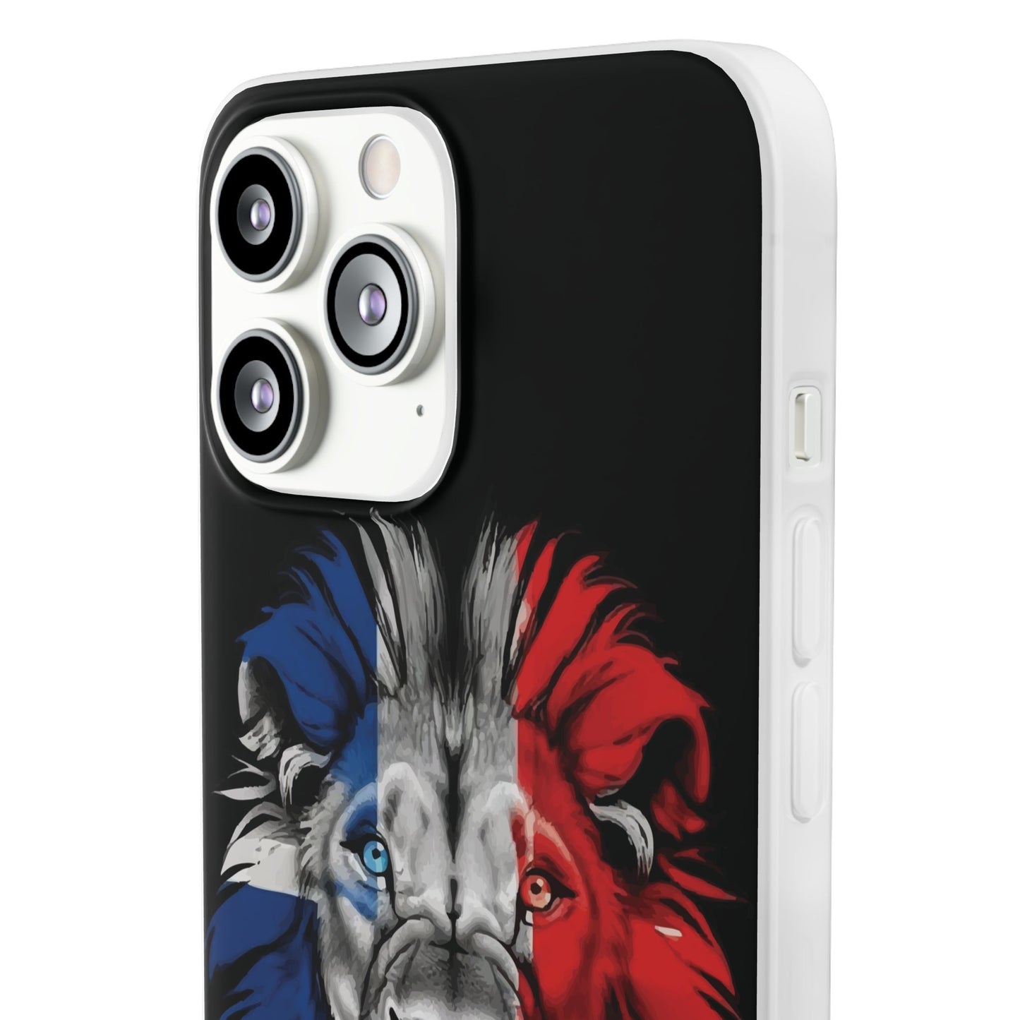 Great Britain Union Jack Lion black iPhone Flexi Case - iPhone 12, 13, 14, 15, 16, Mini/Plus/Pro/Pro Max