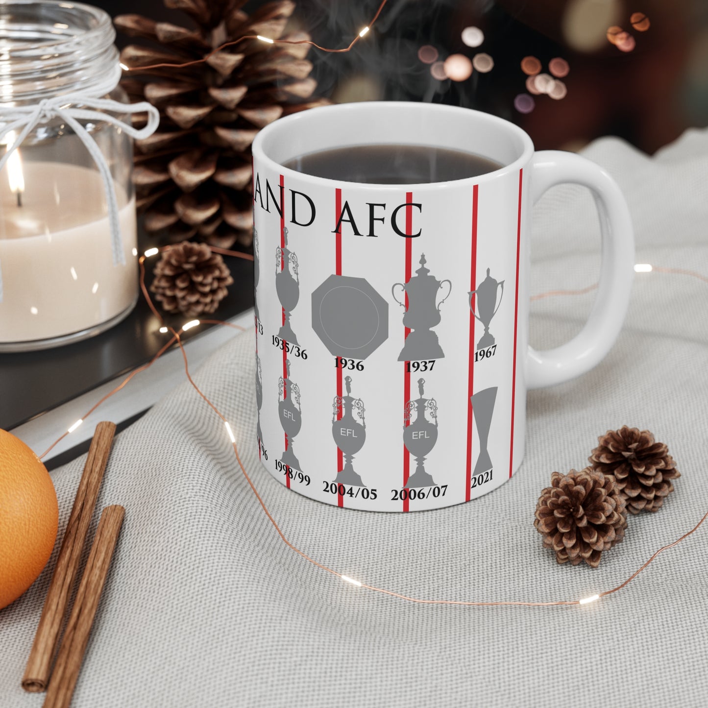 Sunderland Trophies Collection Mug - White