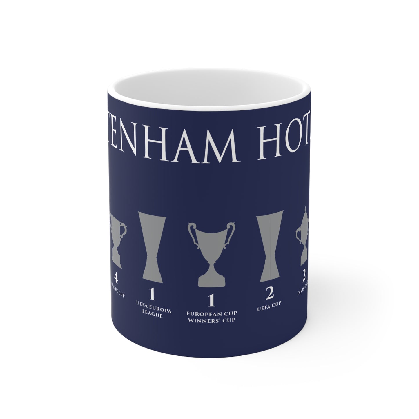 Tottenham Hotspur Trophies Mug - Blue