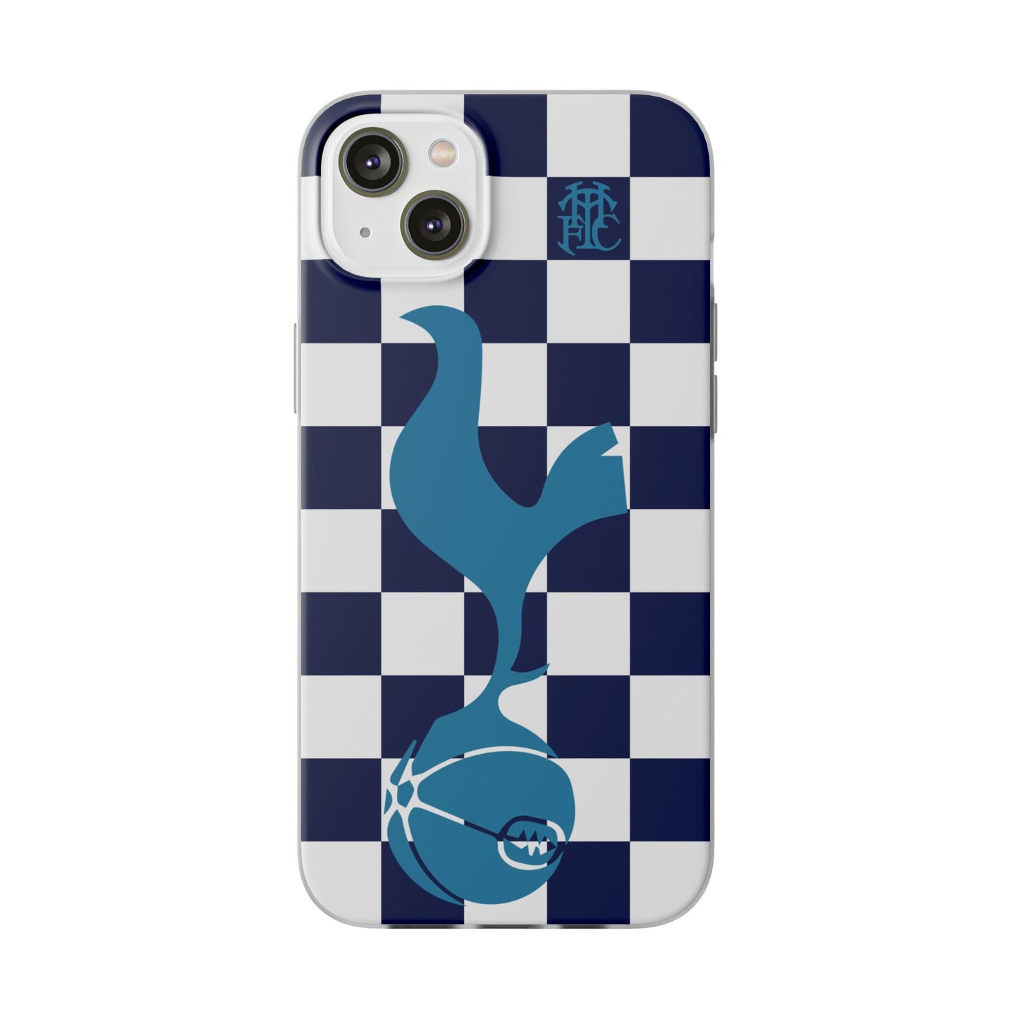 Tottenham Hotspur Chequered iPhone Flexi Case - iPhone 16, 15, 14, Plus/Pro/Pro Max