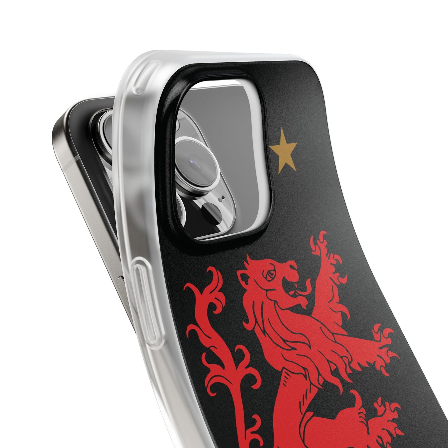 Aston Villa 150th Anniversary iPhone Flexi Case - Black