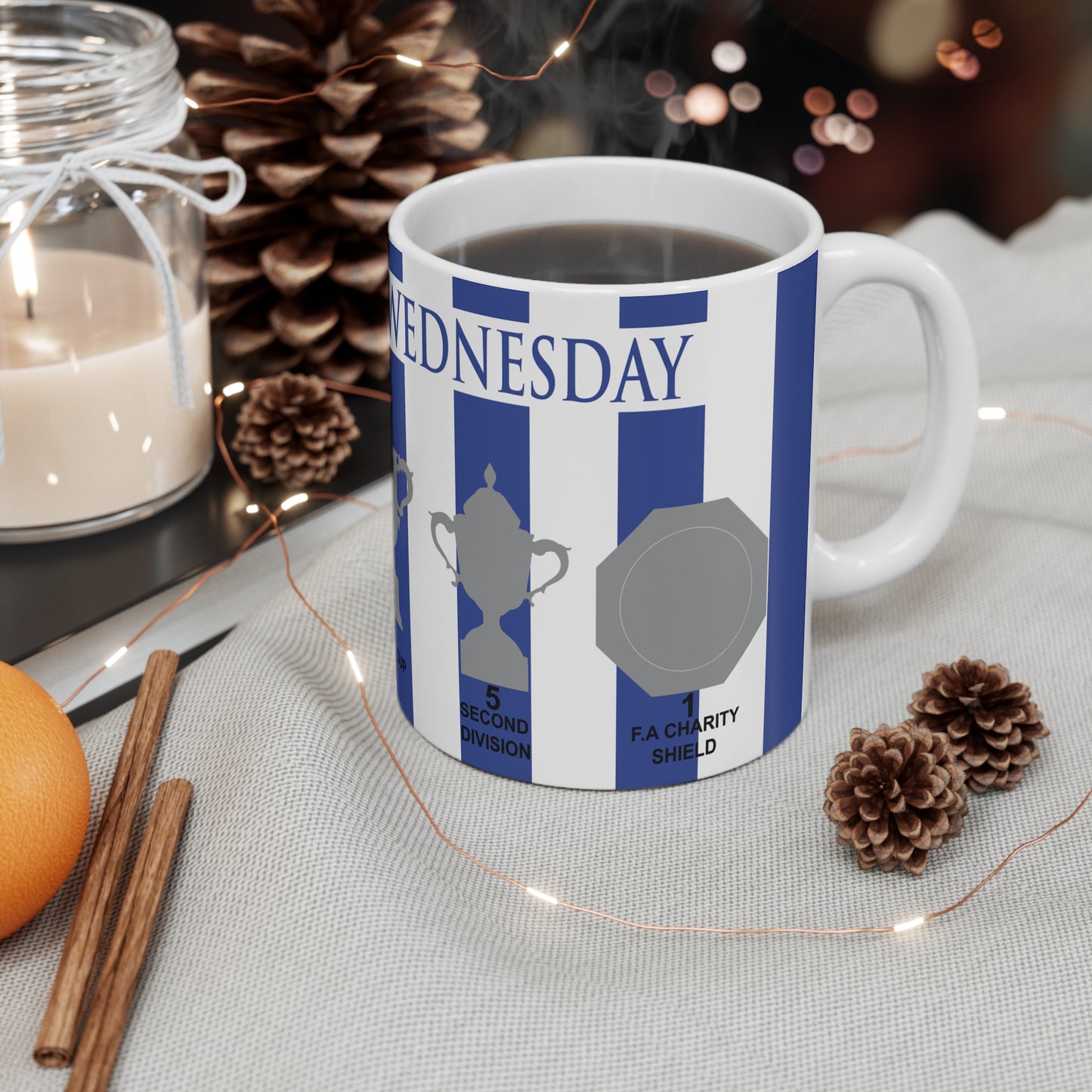 Sheffield Wednesday Trophies Mug - Blue Text Header