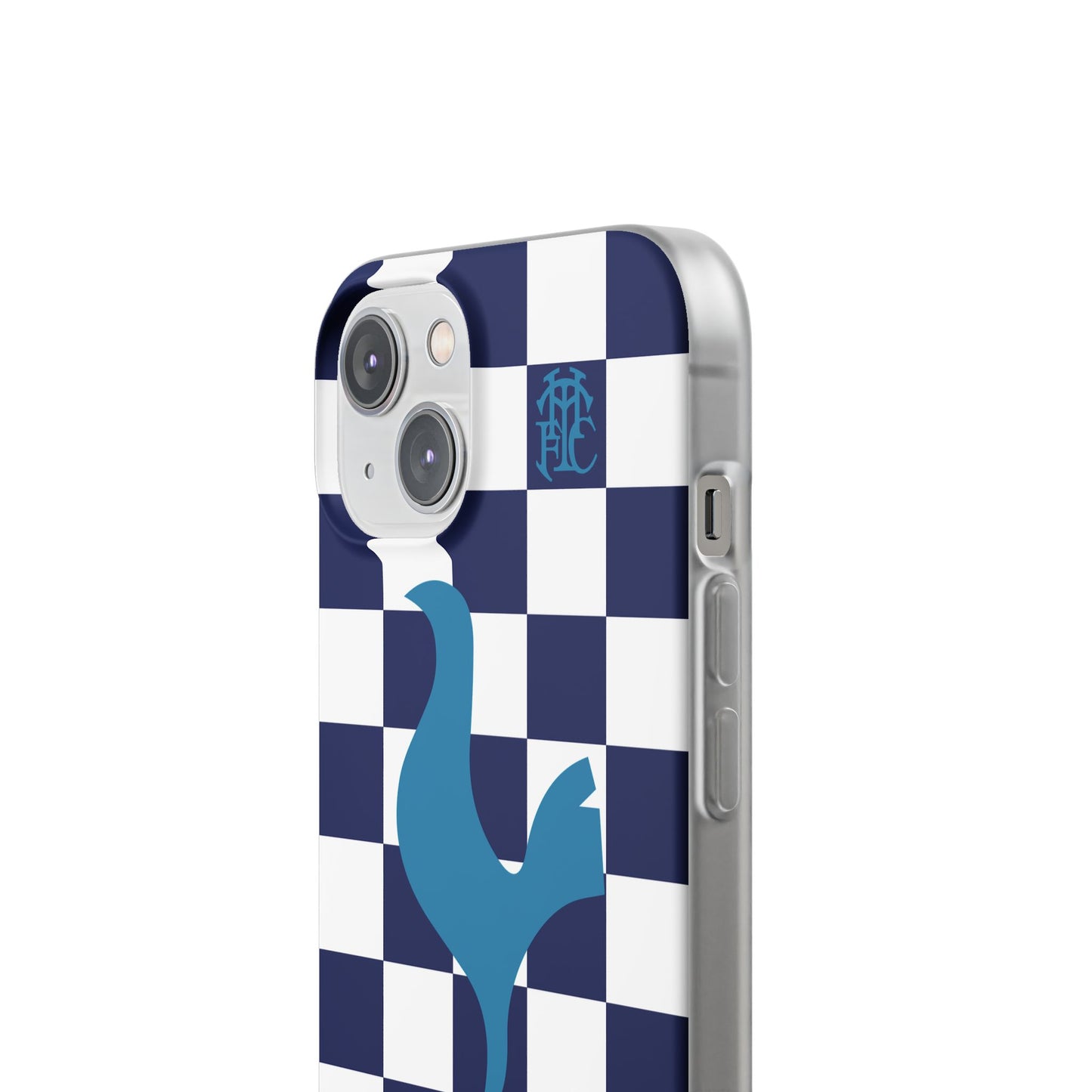Tottenham Hotspur Chequered iPhone Flexi Case - iPhone 16, 15, 14, Plus/Pro/Pro Max