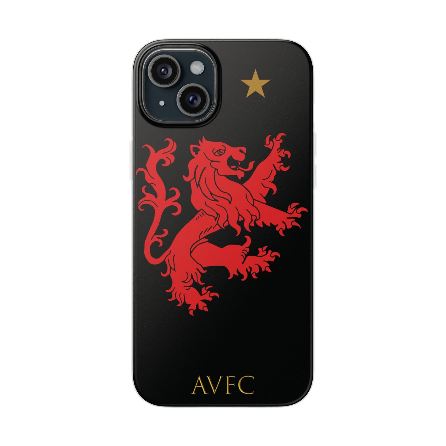 Aston Villa 150th Anniversary iPhone Flexi Case - Black