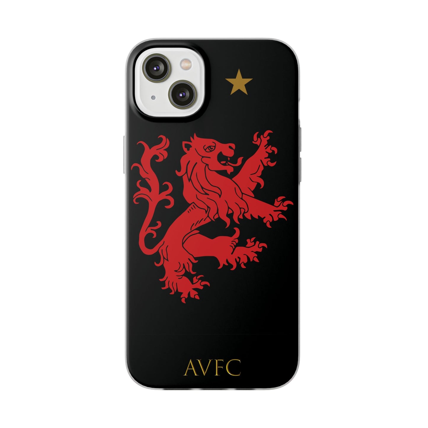 Aston Villa 150th Anniversary iPhone Flexi Case - Black