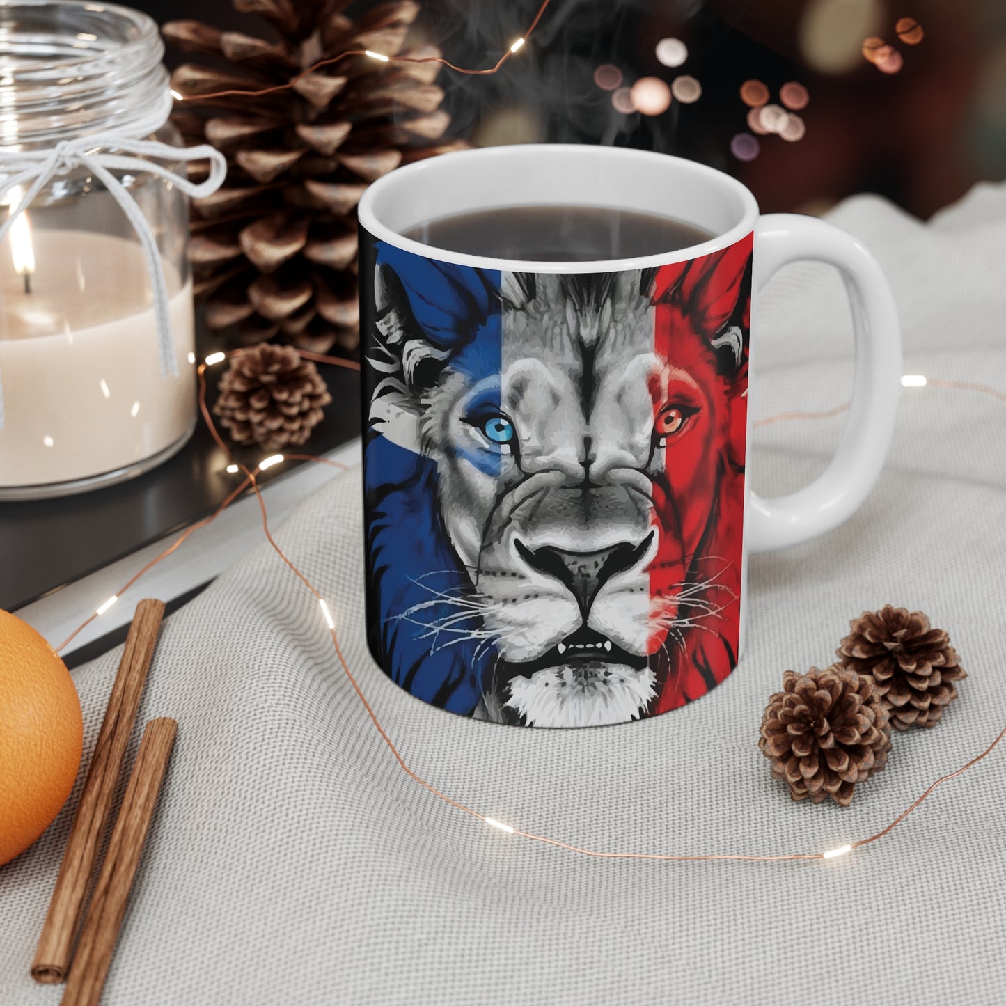 Great Britain Union Jack Lion design 11oz Mug