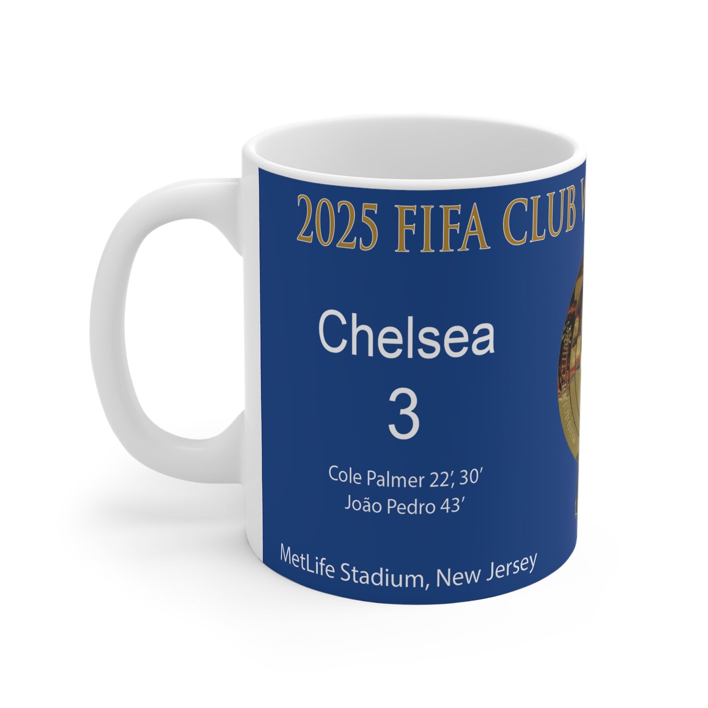 Chelsea 2025 FIFA Club World Cup Winners Mug - Blue