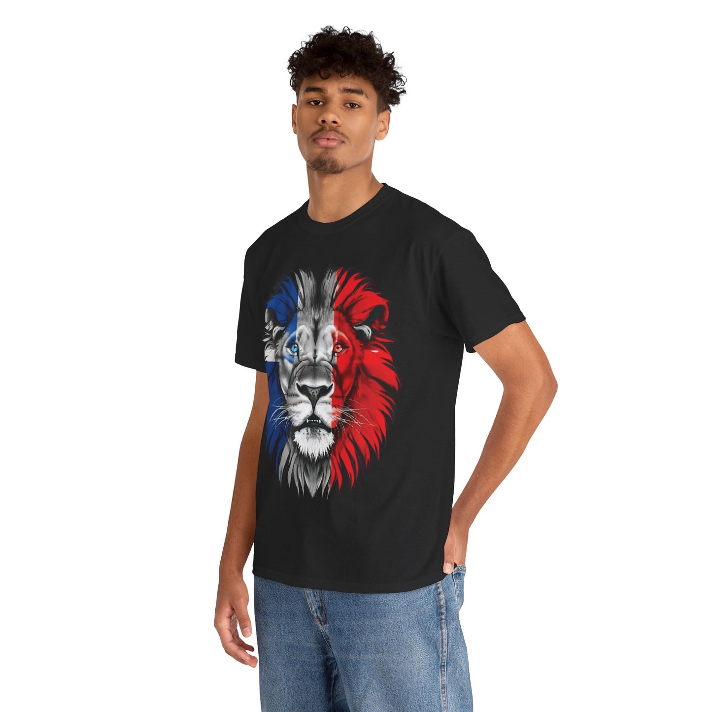Great Britain Lion Black Unisex Heavy Cotton T-Shirt
