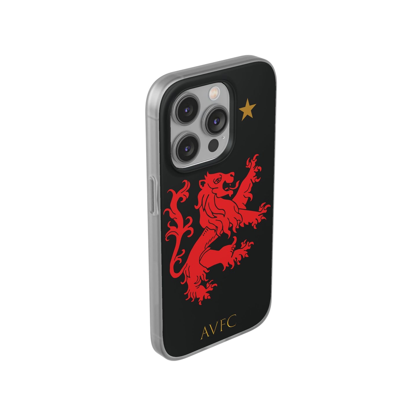 Aston Villa 150th Anniversary iPhone Flexi Case - Black