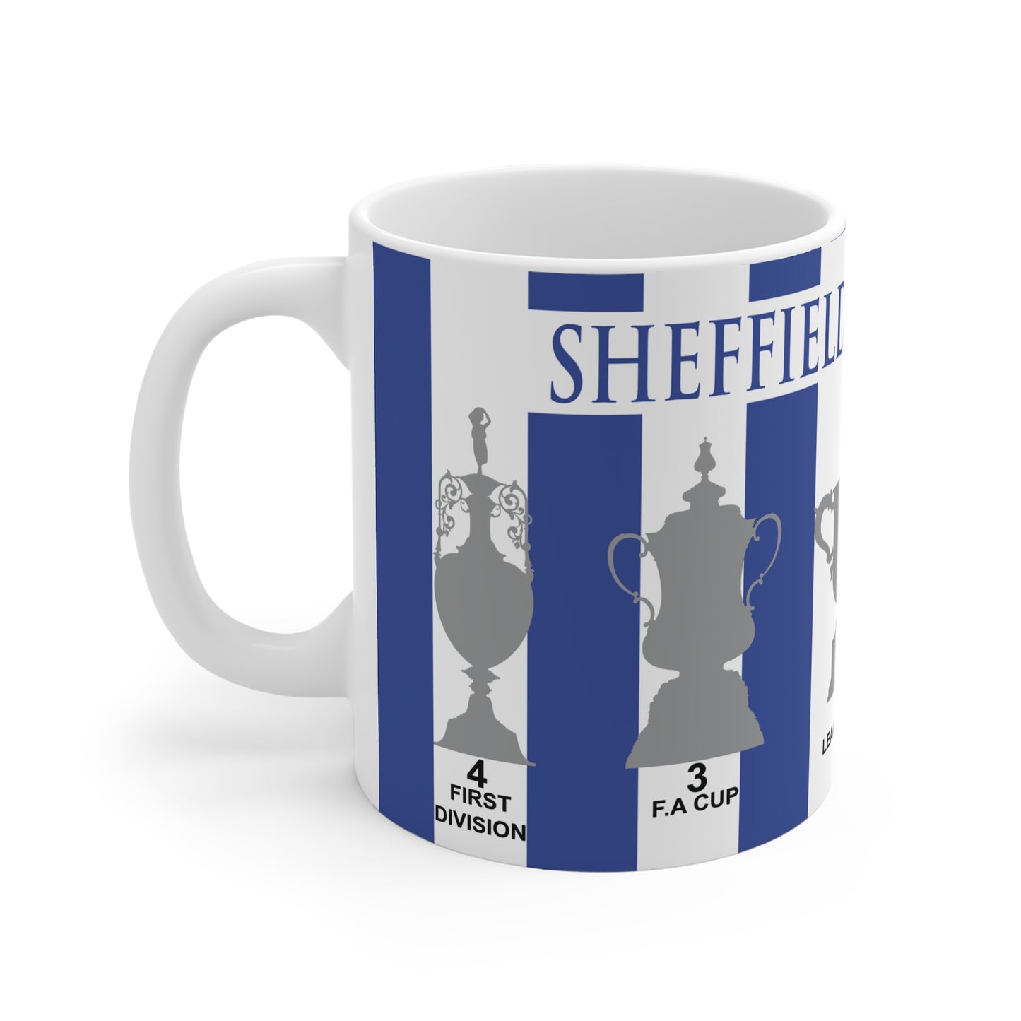 Sheffield Wednesday Trophies Mug - Blue Text Header