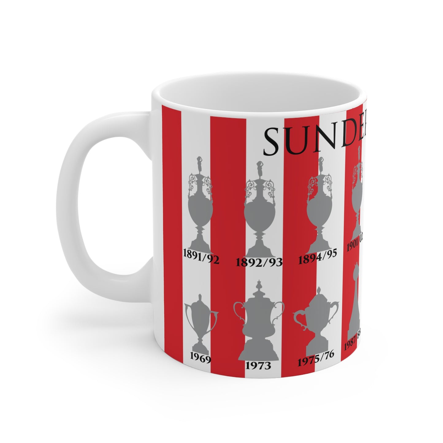 Sunderland Trophies Collection Mug - Stripes