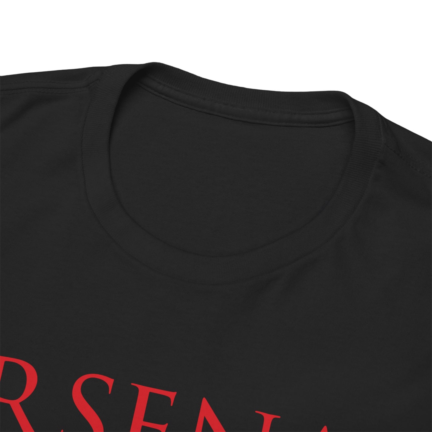 Arsenal Cannon & Trophies Collection Unisex Heavy Cotton T-Shirt - Red/Black/White/Sport Grey/Royal/Gold/Navy