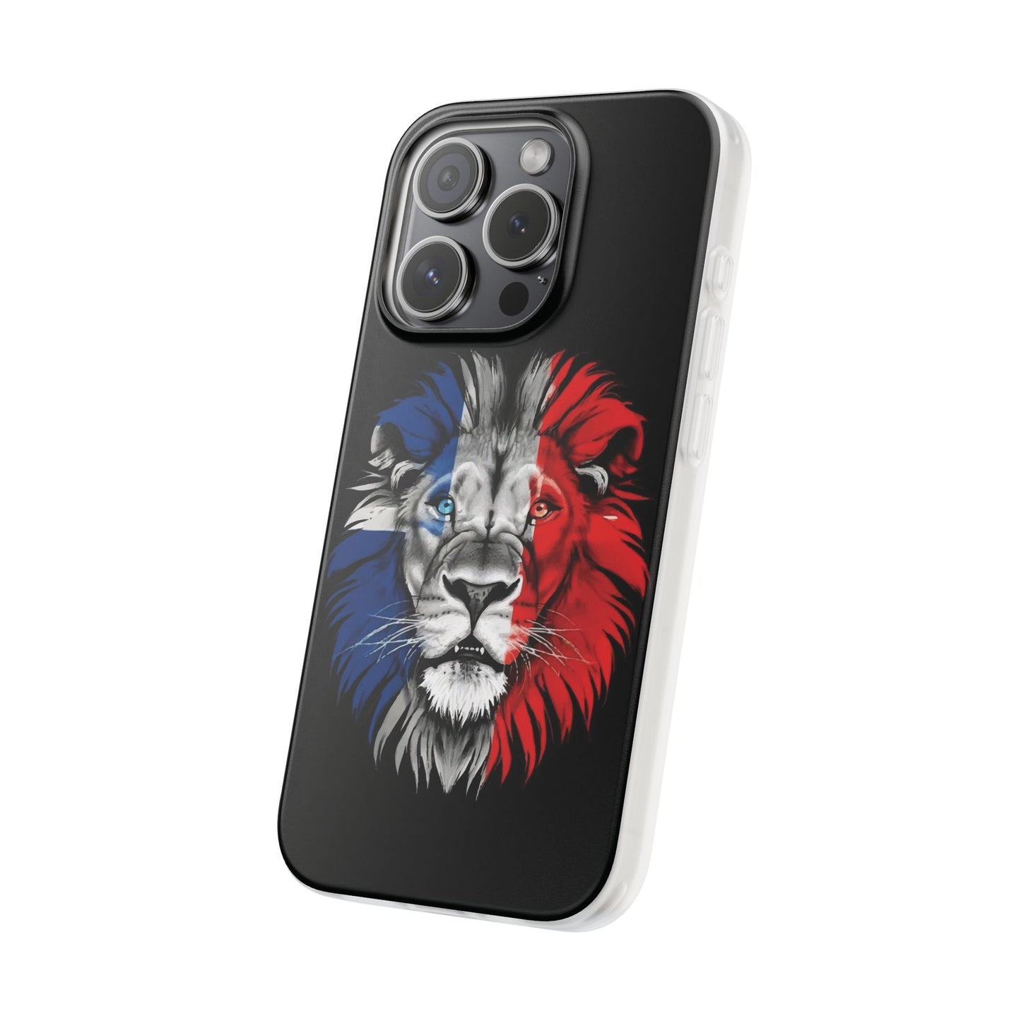 Great Britain Union Jack Lion black iPhone Flexi Case - iPhone 12, 13, 14, 15, 16, Mini/Plus/Pro/Pro Max
