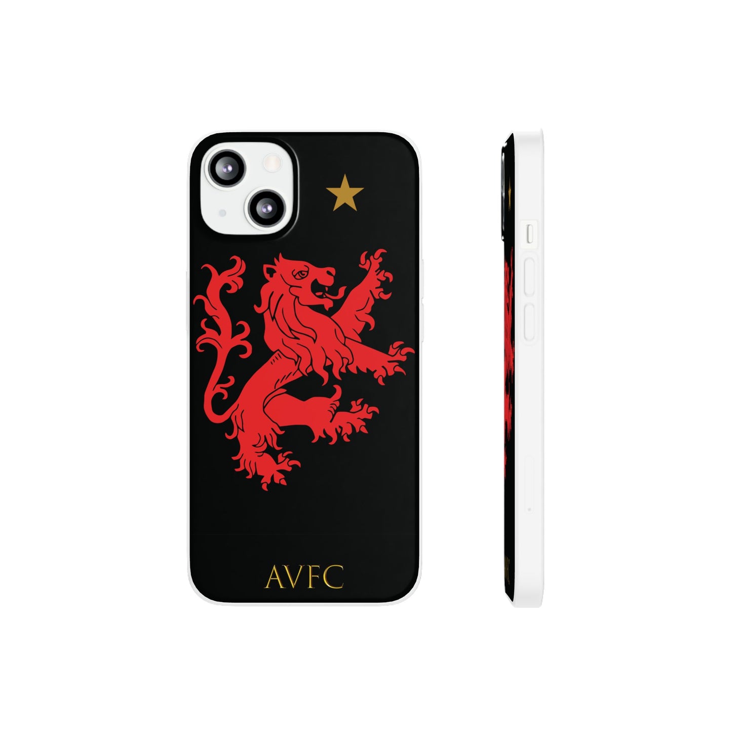 Aston Villa 150th Anniversary iPhone Flexi Case - Black