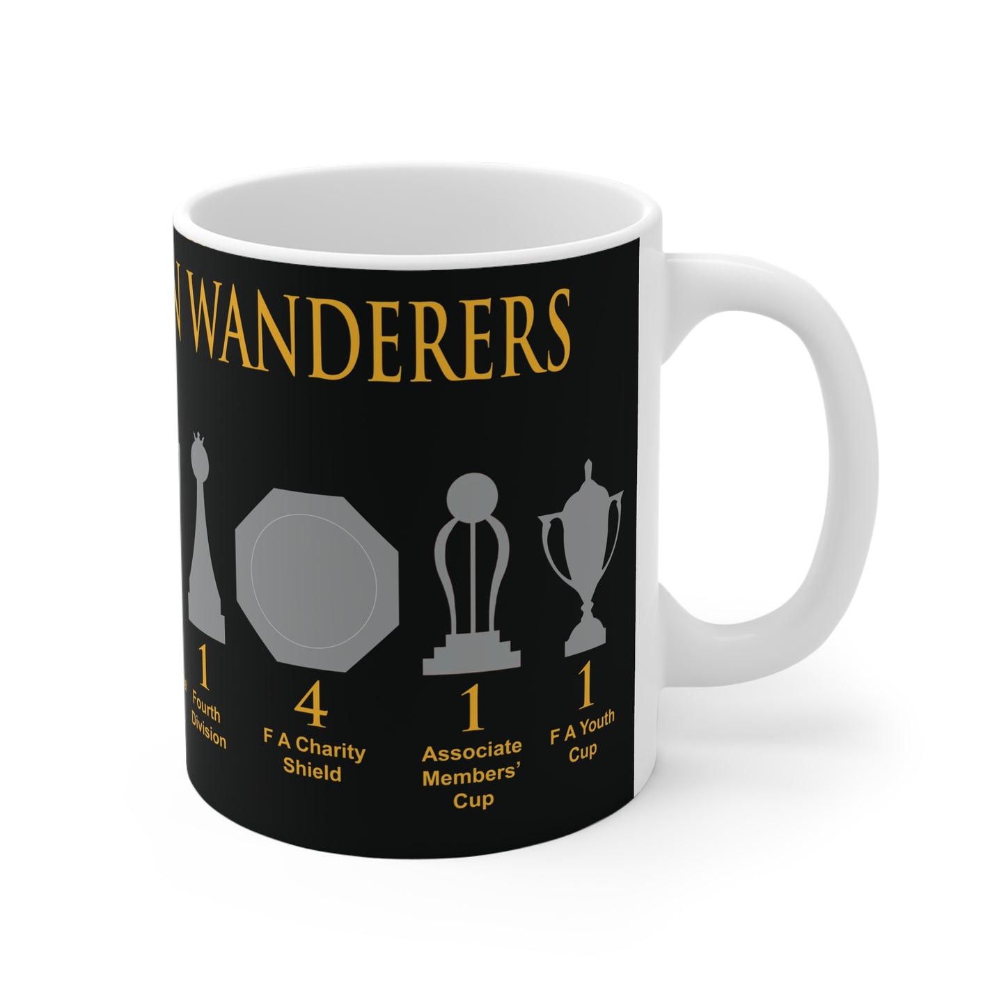 Wolverhampton Wanderers Trophies Mug - Black