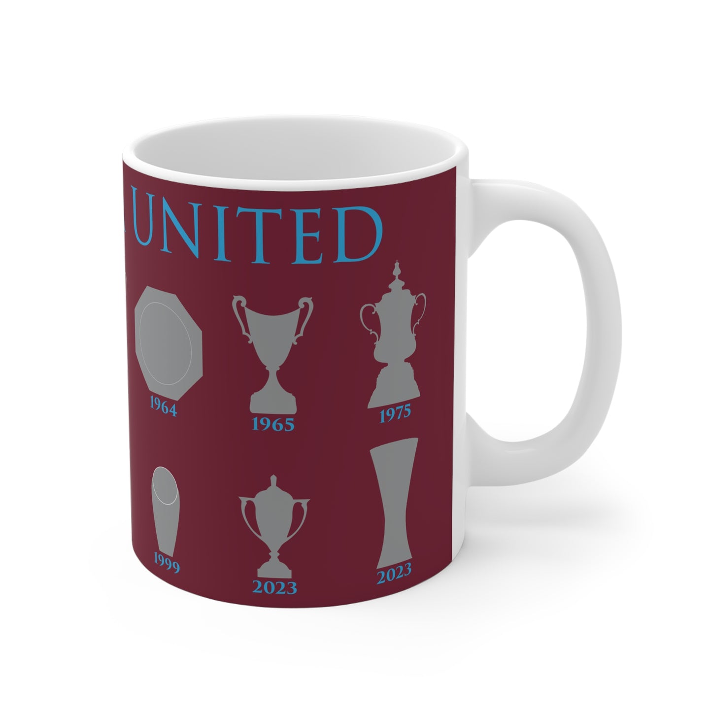 West Ham United Trophies Collection Mug - Claret