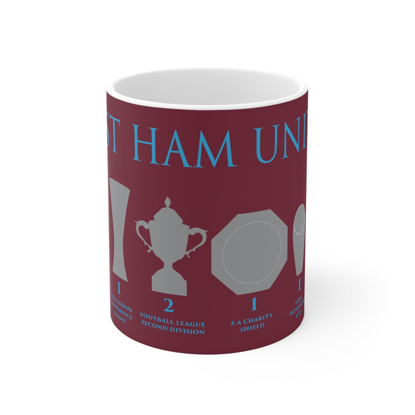 West Ham United Trophies Mug - Claret