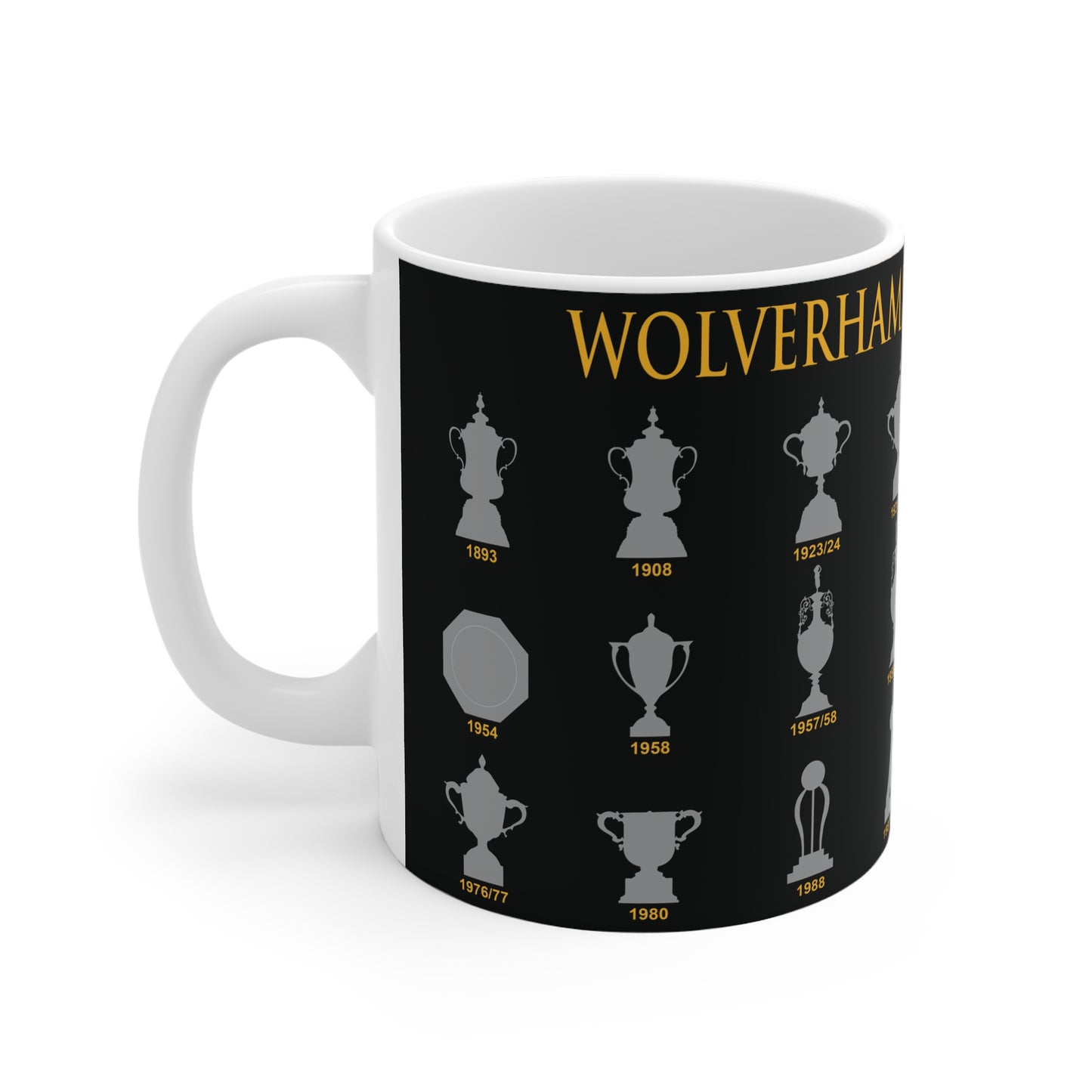 Wolverhampton Wanderers Trophies Collection Mug - Black