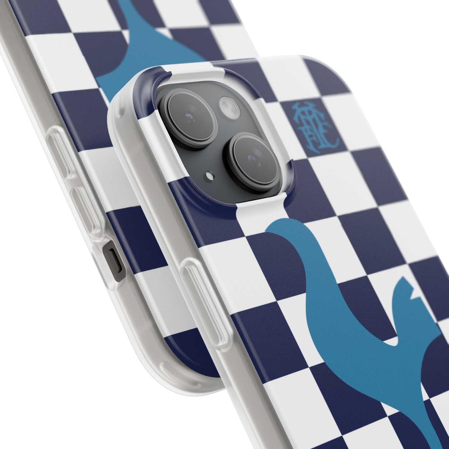 Tottenham Hotspur Chequered iPhone Flexi Case - iPhone 16, 15, 14, Plus/Pro/Pro Max