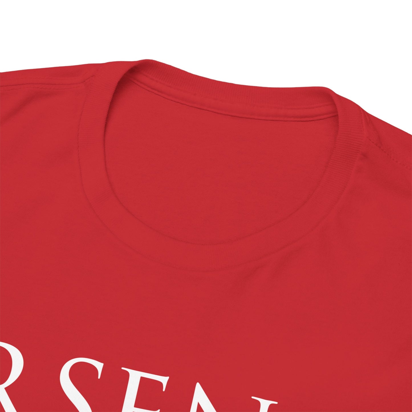 Arsenal Cannon & Trophies Unisex Heavy Cotton T-Shirt - Red/White/Black/Gold/Royal