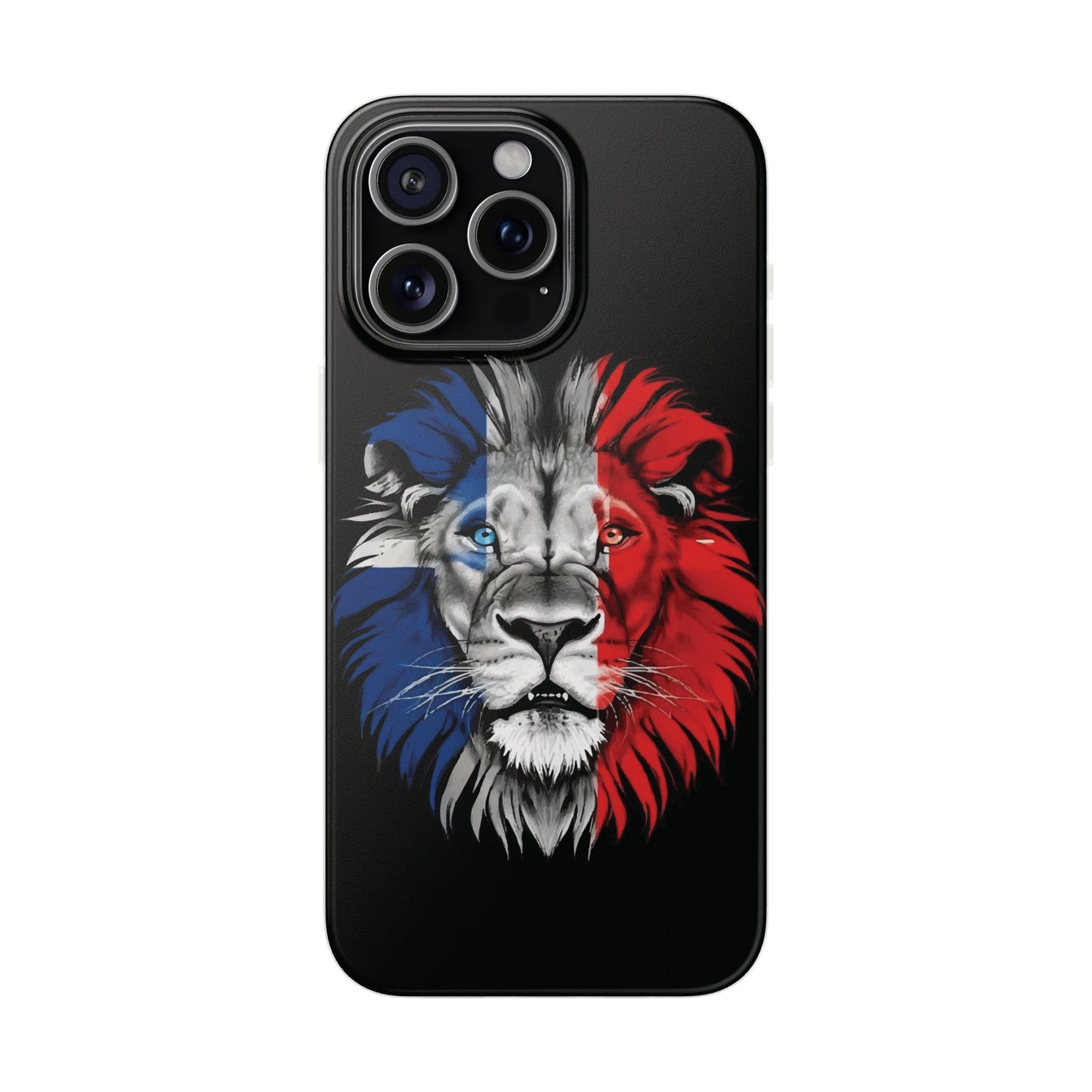 Great Britain Union Jack Lion black iPhone Flexi Case - iPhone 12, 13, 14, 15, 16, Mini/Plus/Pro/Pro Max