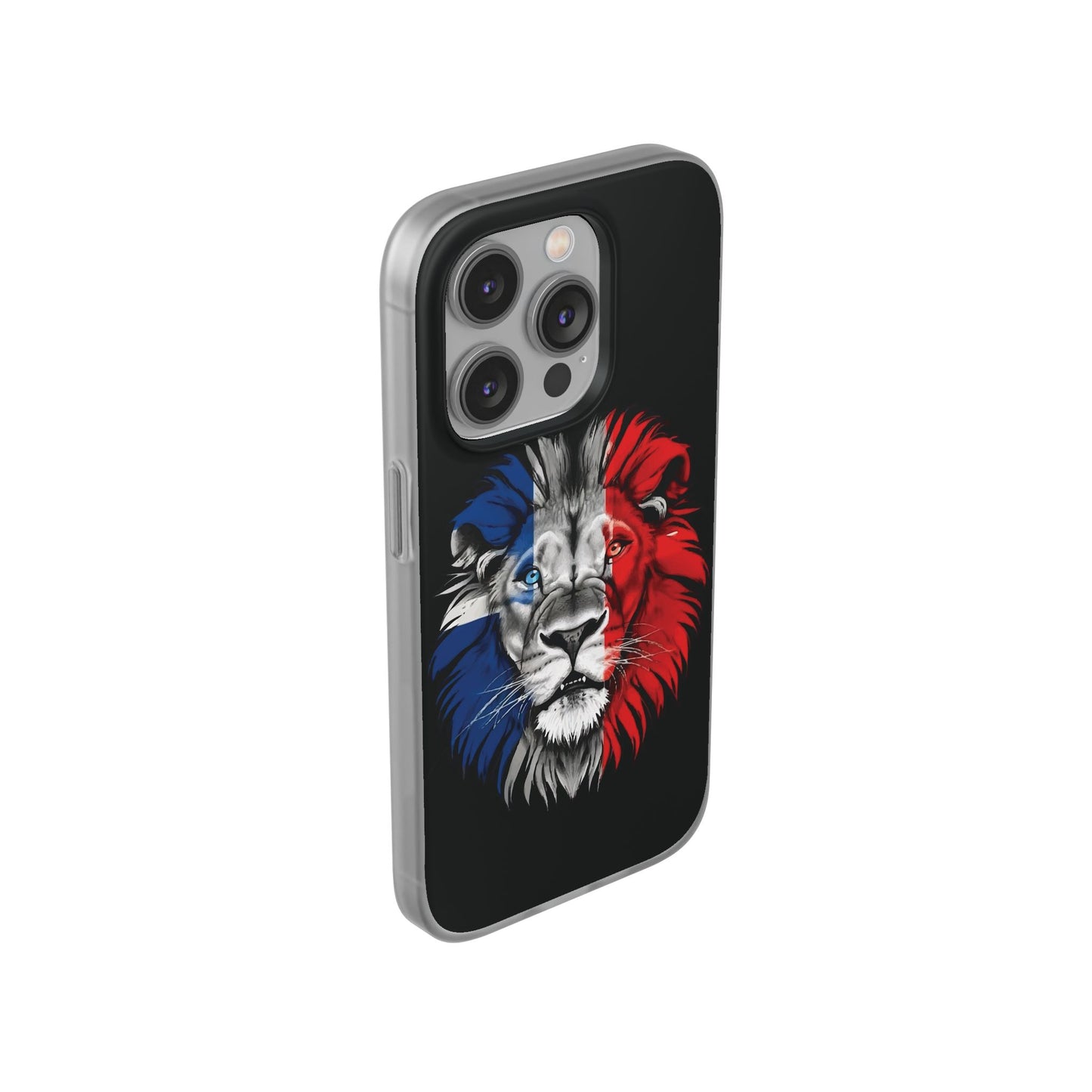 Great Britain Union Jack Lion black iPhone Flexi Case - iPhone 12, 13, 14, 15, 16, Mini/Plus/Pro/Pro Max
