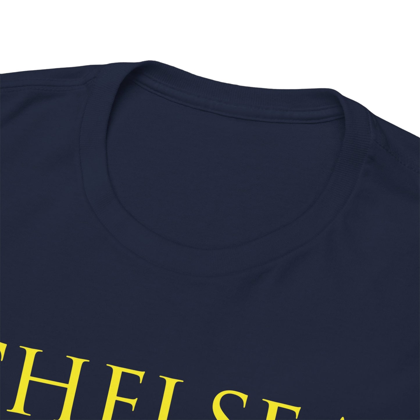 Chelsea Trophies Unisex Heavy Cotton T-Shirt - Royal/White/Black/Gold/Navy