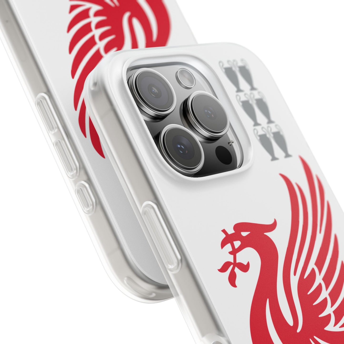 Liverpool White iPhone Flexi Case - iPhone 16, 15, 14, Plus/Pro/Pro Max