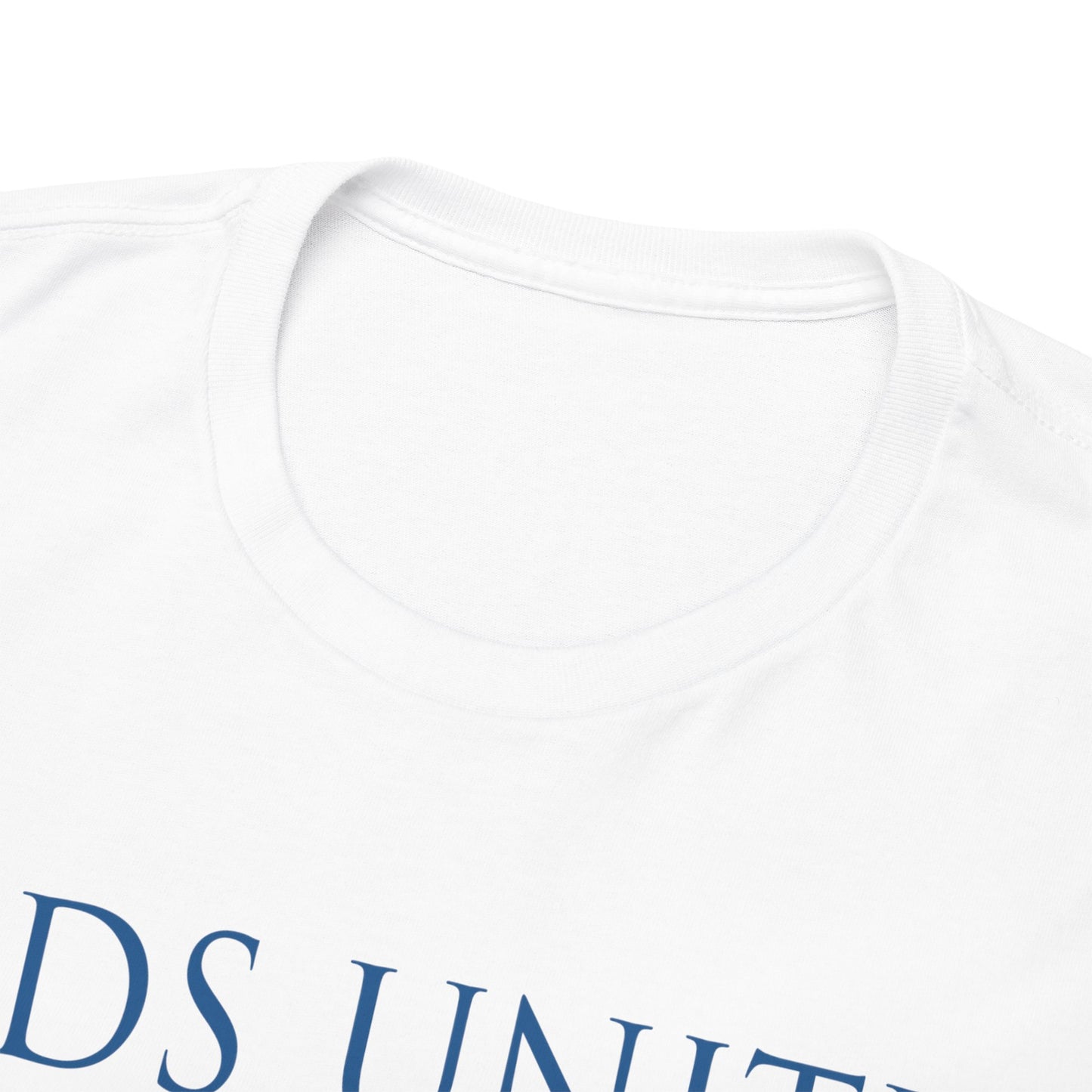 Leeds United Trophies Unisex Heavy Cotton T-Shirt - White/Black/Gold/Royal/Navy