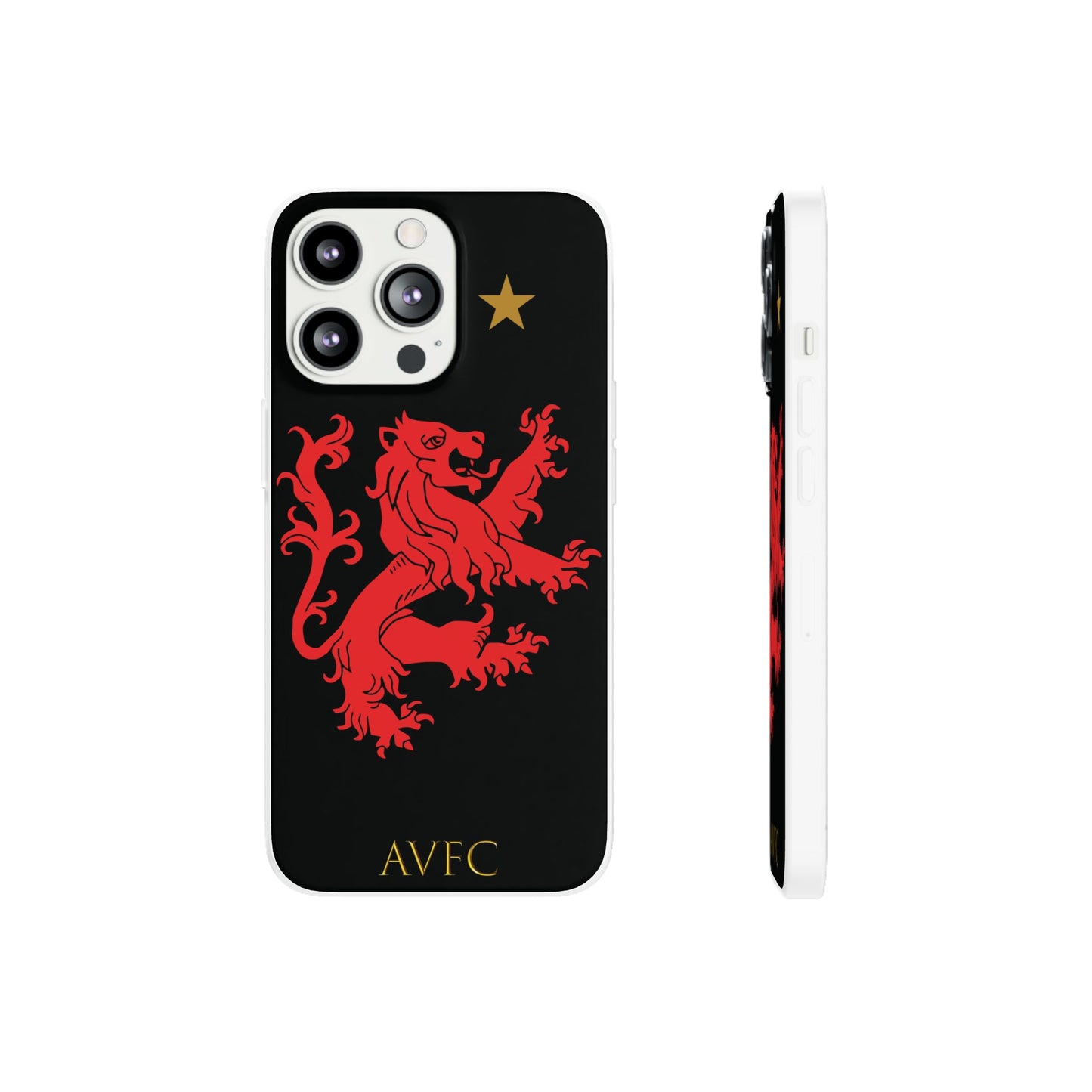 Aston Villa 150th Anniversary iPhone Flexi Case - Black