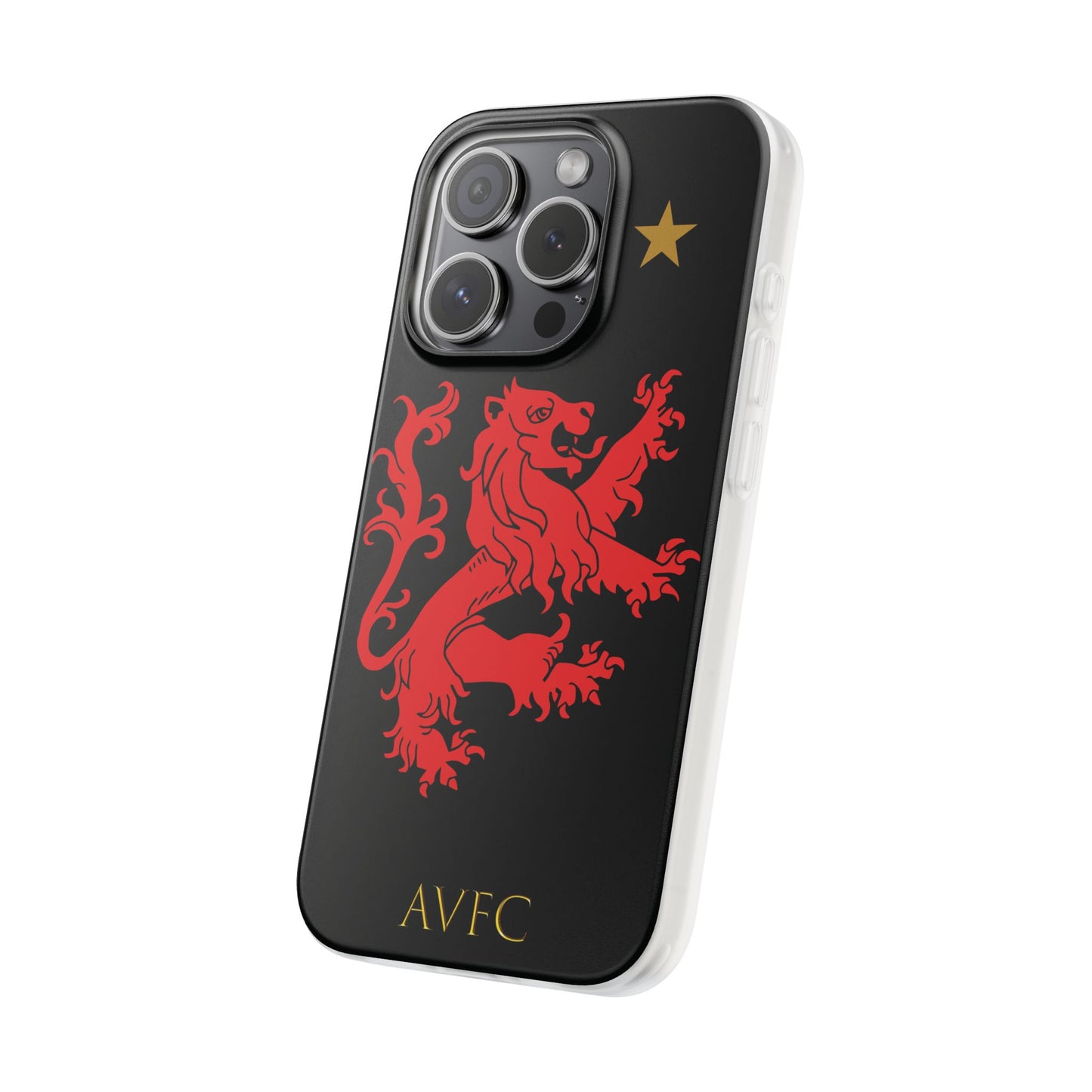 Aston Villa 150th Anniversary iPhone Flexi Case - Black