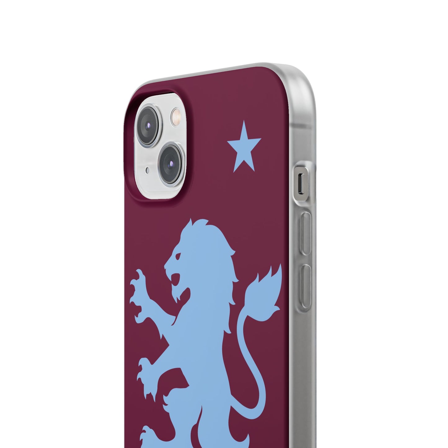 Aston Villa iPhone Flexi Case - iPhone 16, 15, 14, Plus/Pro/Pro Max - Claret