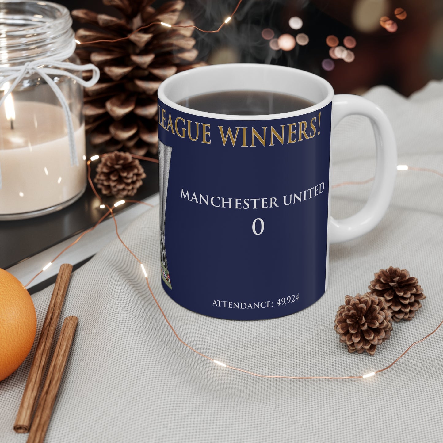 Tottenham Hotspur Europa League Winners Mug - Blue