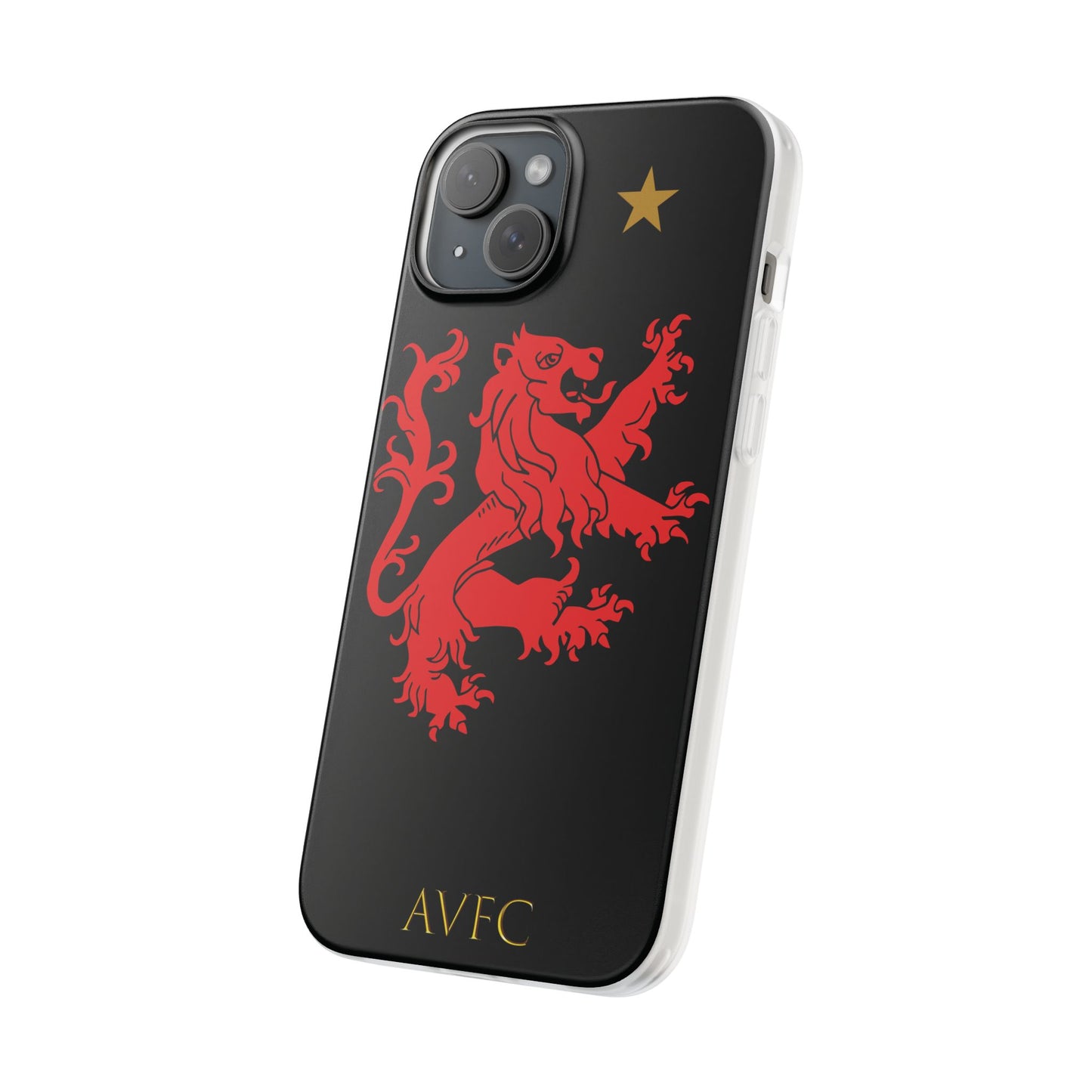 Aston Villa 150th Anniversary iPhone Flexi Case - Black