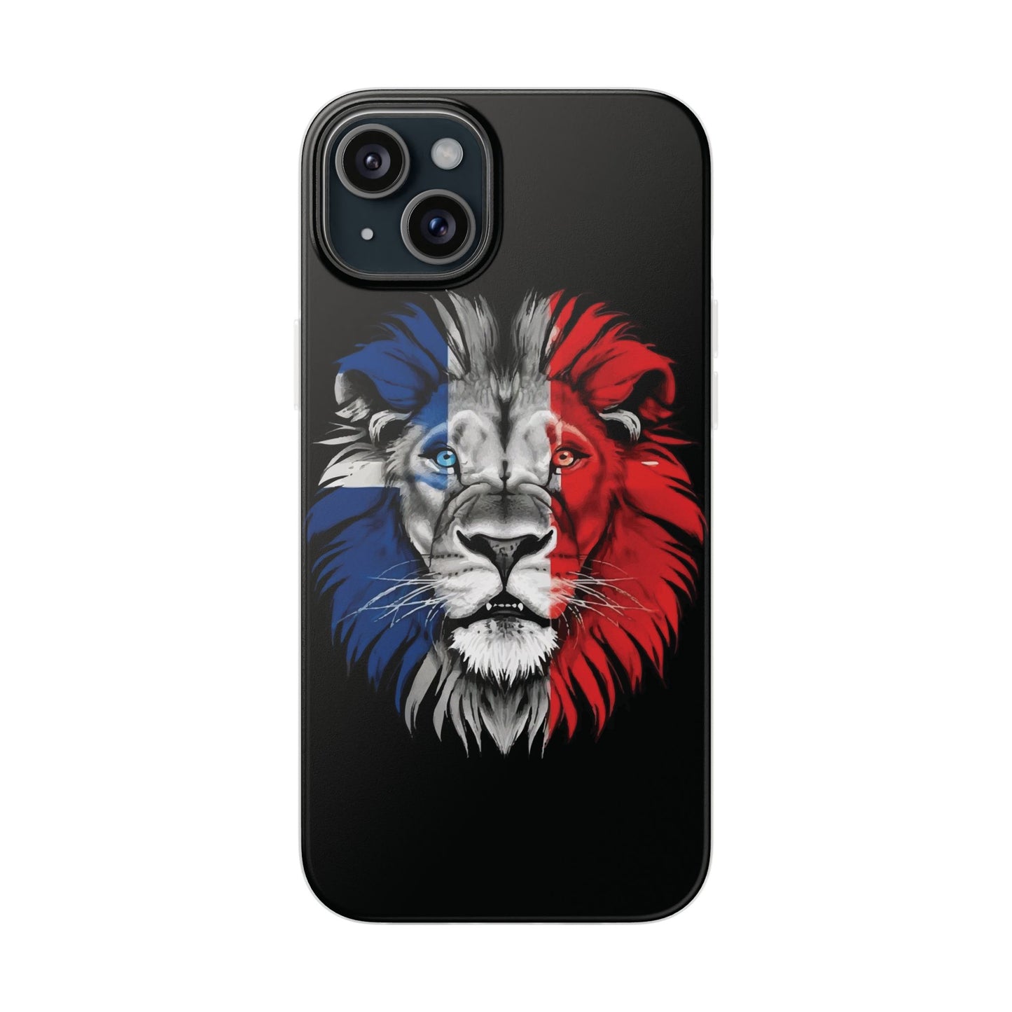 Great Britain Union Jack Lion black iPhone Flexi Case - iPhone 12, 13, 14, 15, 16, Mini/Plus/Pro/Pro Max