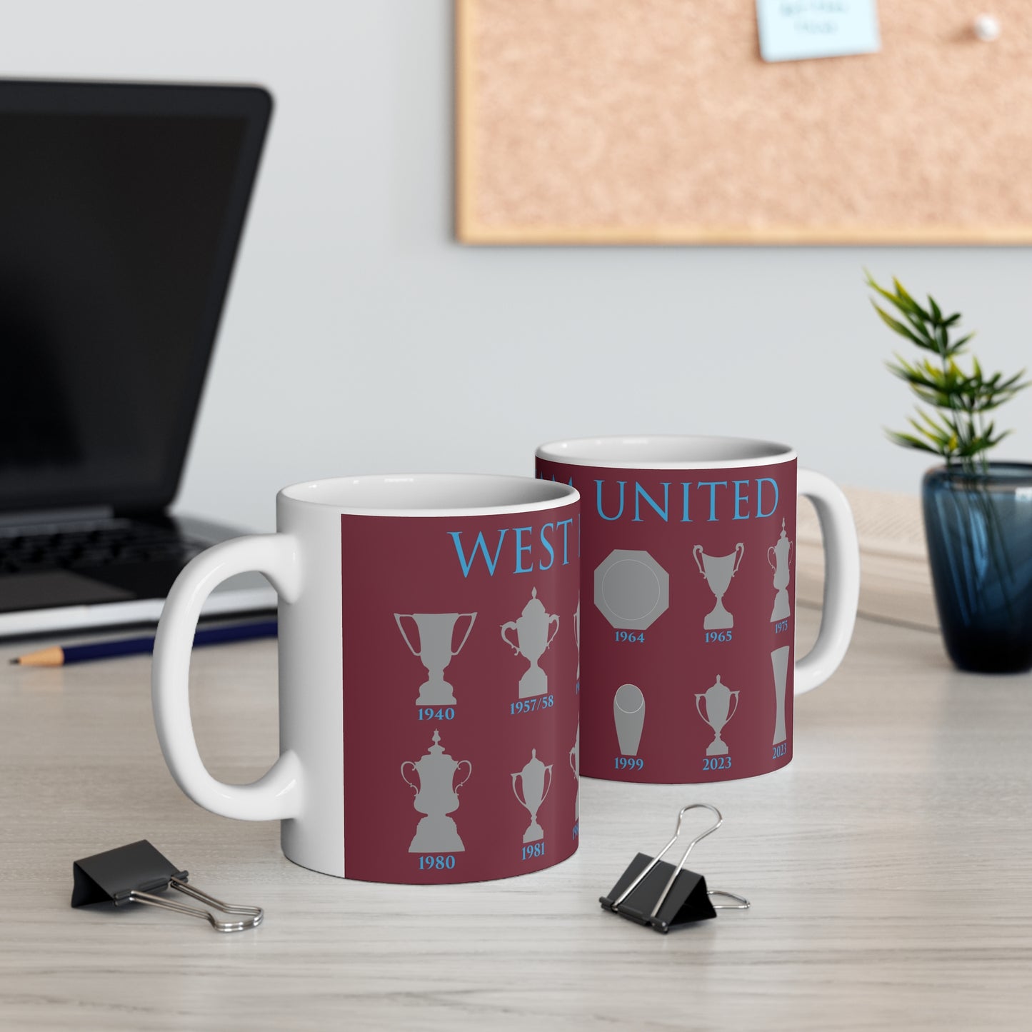 West Ham United Trophies Collection Mug - Claret