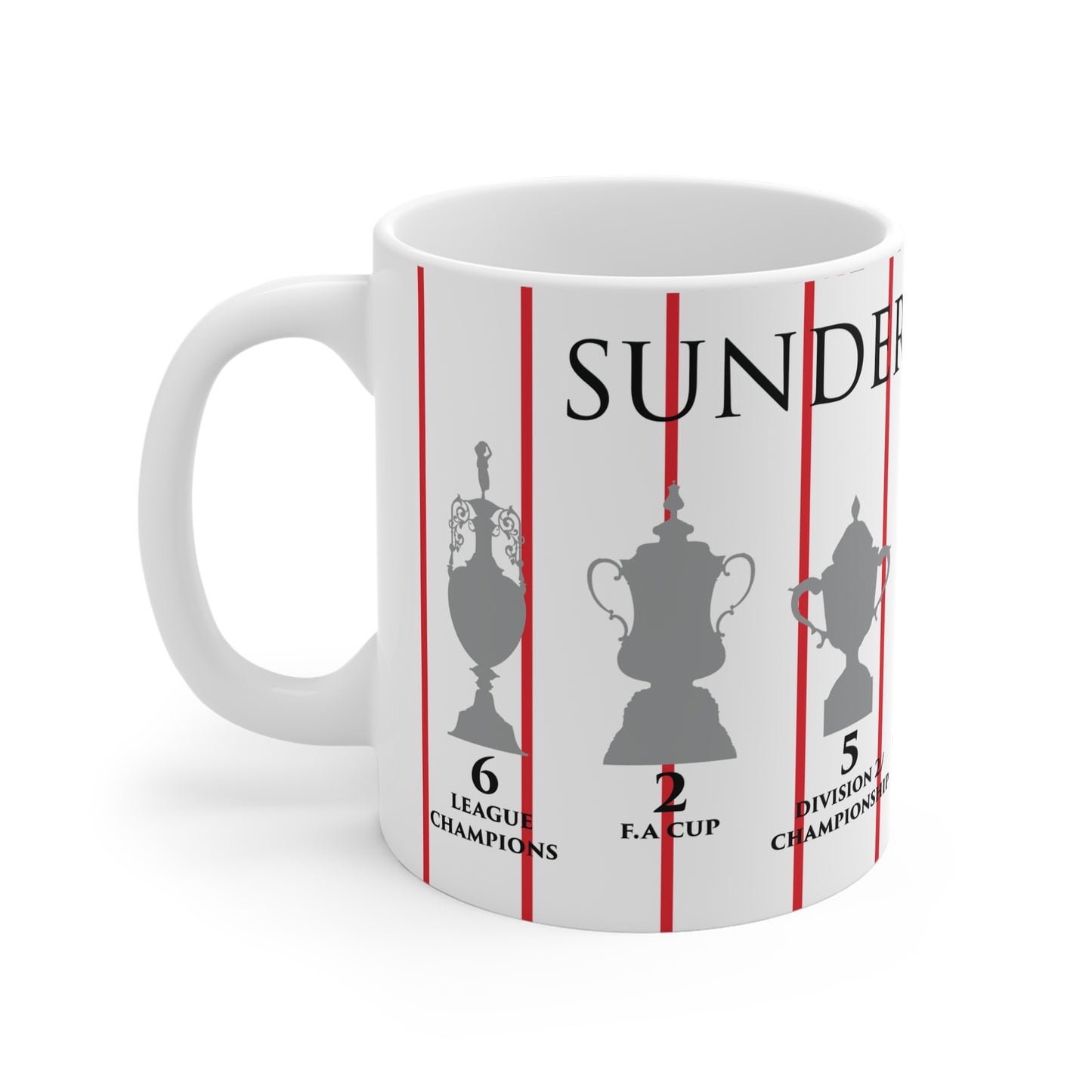 Sunderland Trophies Mug - White