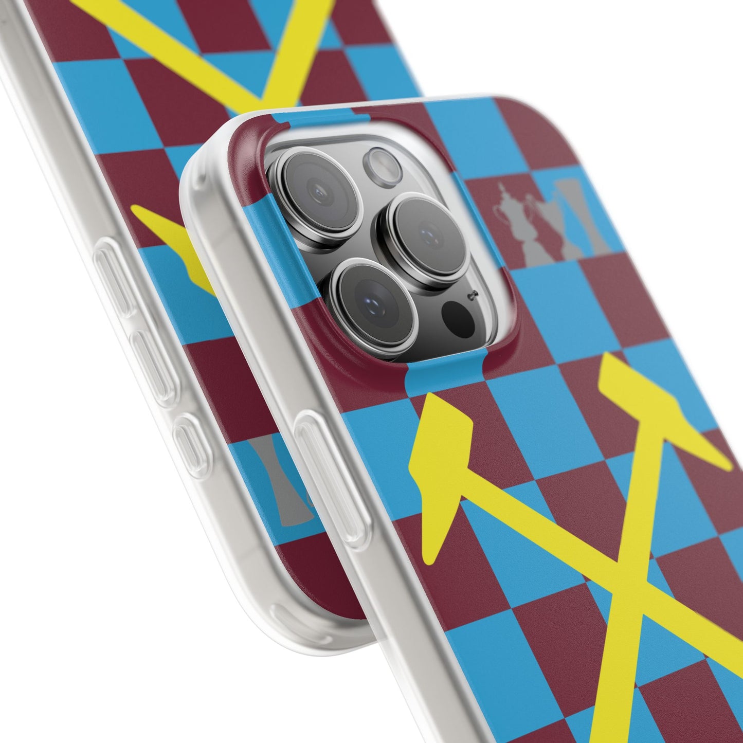 West Ham United Claret & Blue iPhone Flexi Case - iPhone 16, 15, 14, Plus/Pro/Pro Max