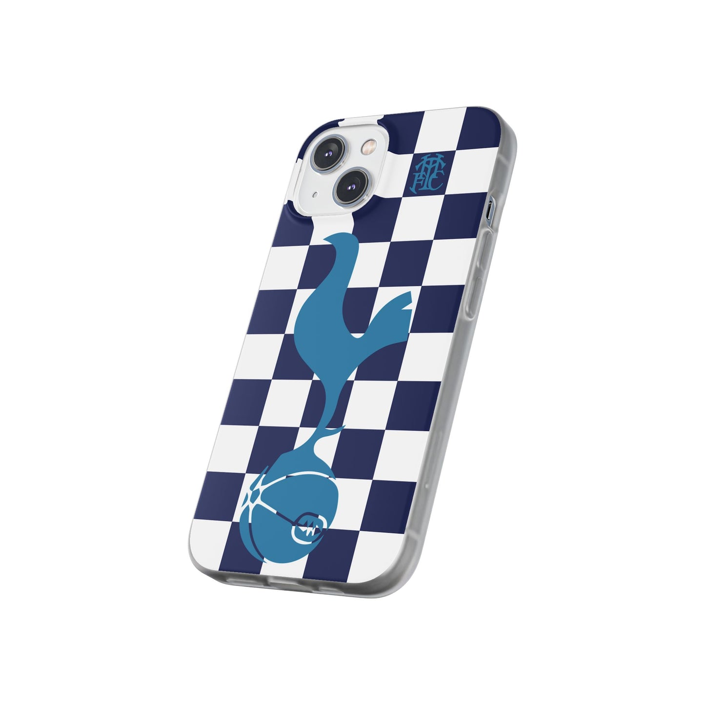 Tottenham Hotspur Chequered iPhone Flexi Case - iPhone 16, 15, 14, Plus/Pro/Pro Max